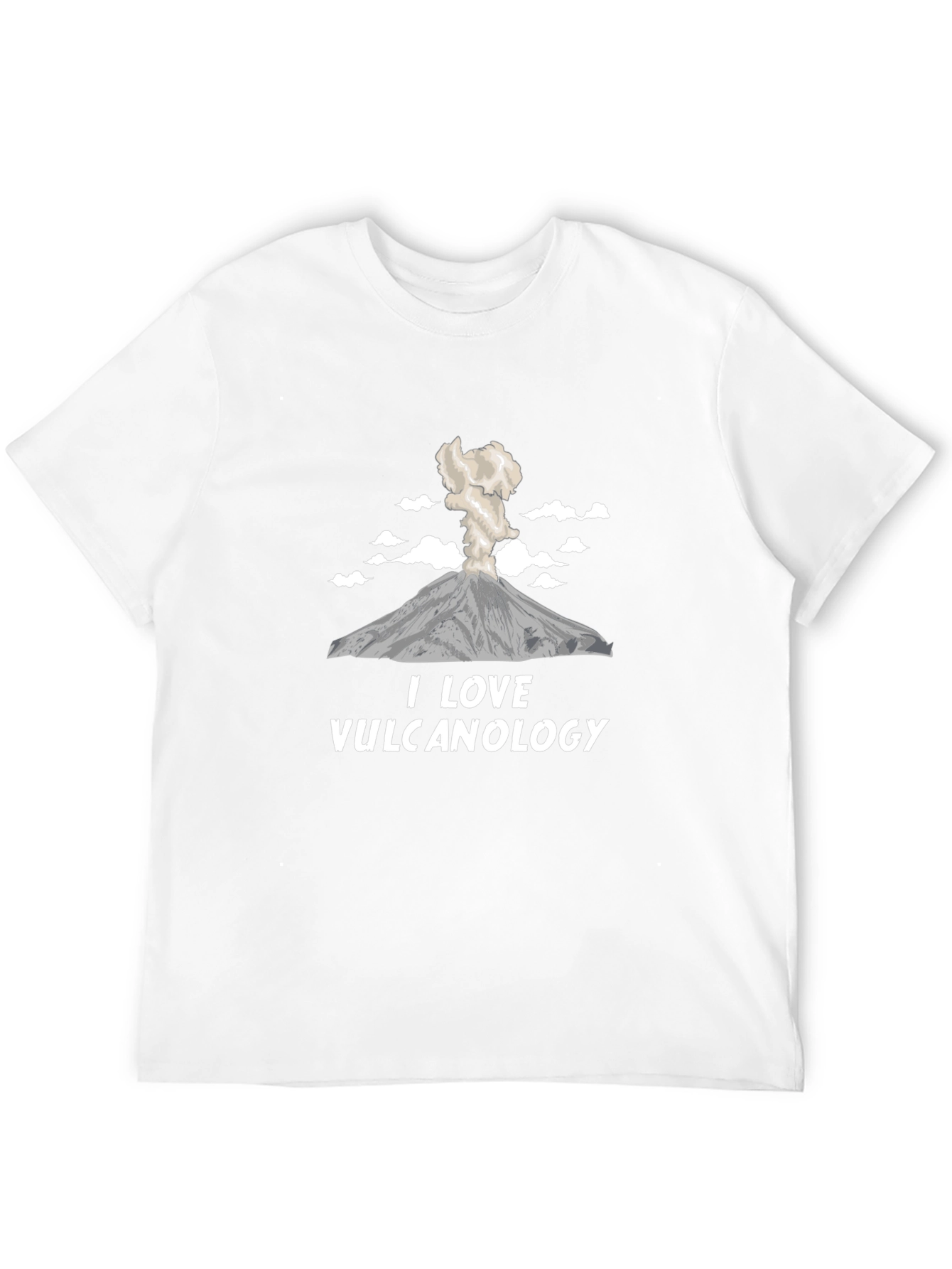 I Love Vulcanology Black T-Shirt