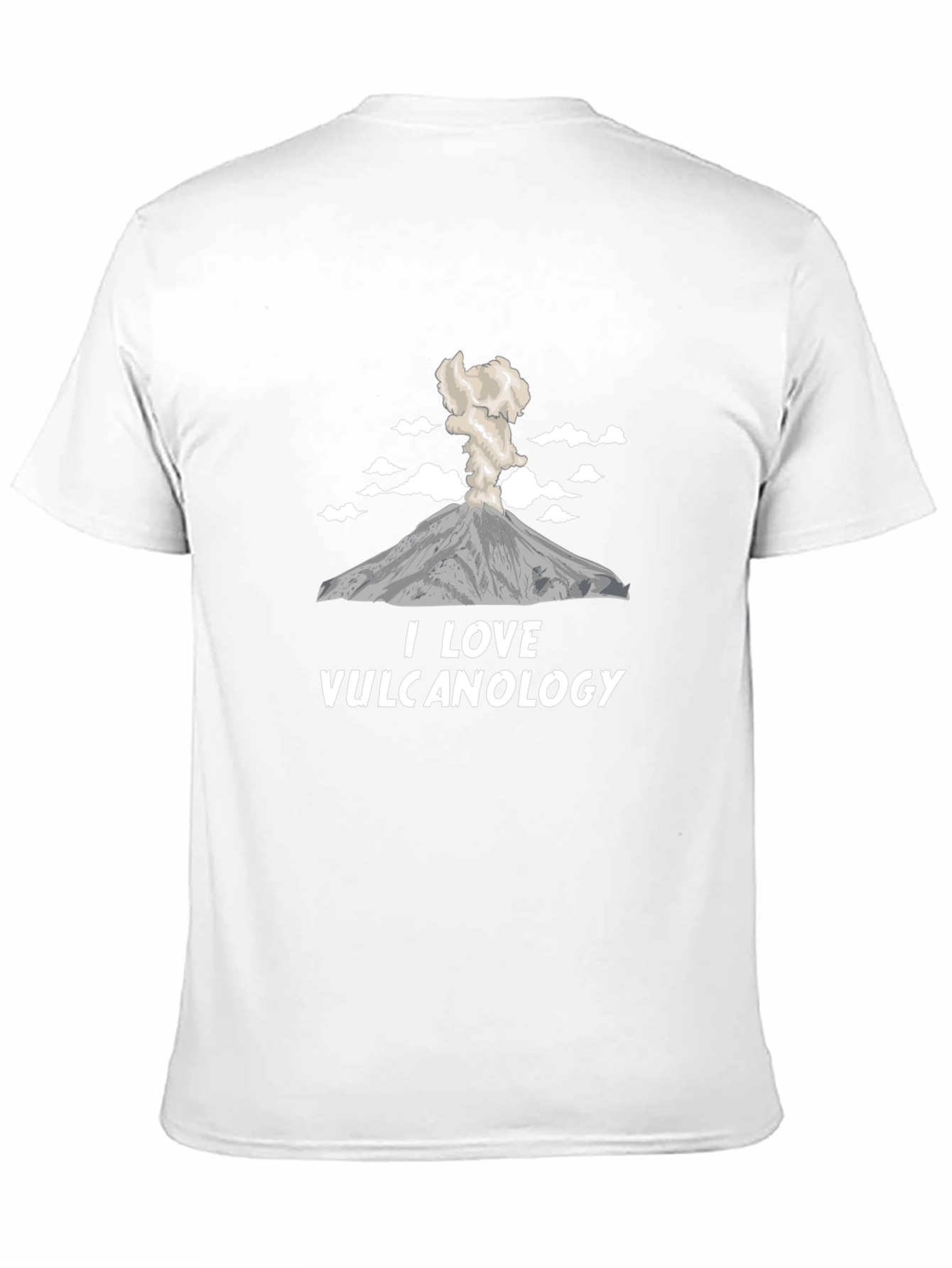 I Love Vulcanology Black T-Shirt