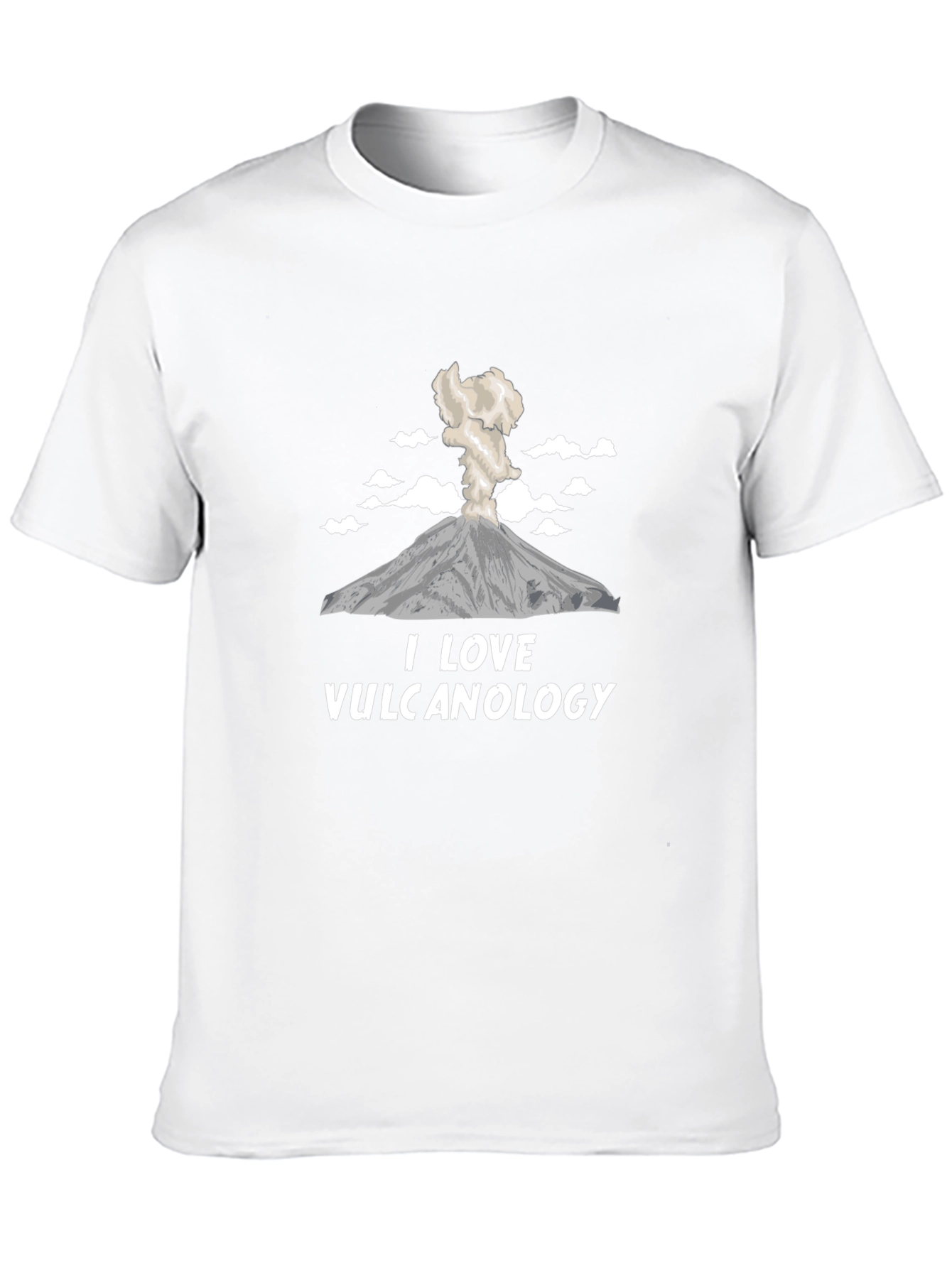 I Love Vulcanology Black T-Shirt