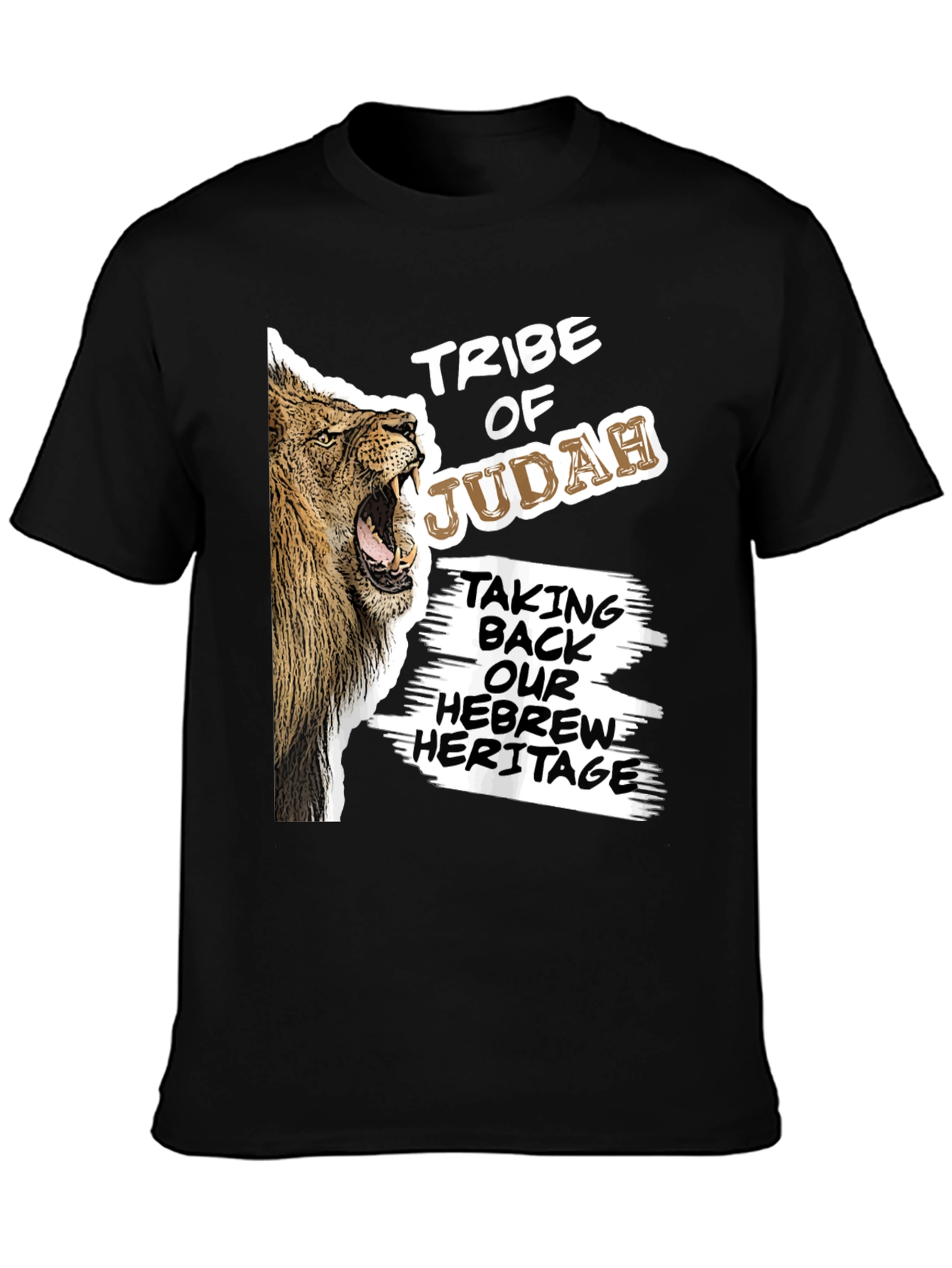 Tribe of Judah Lion Graphic T-Shirt