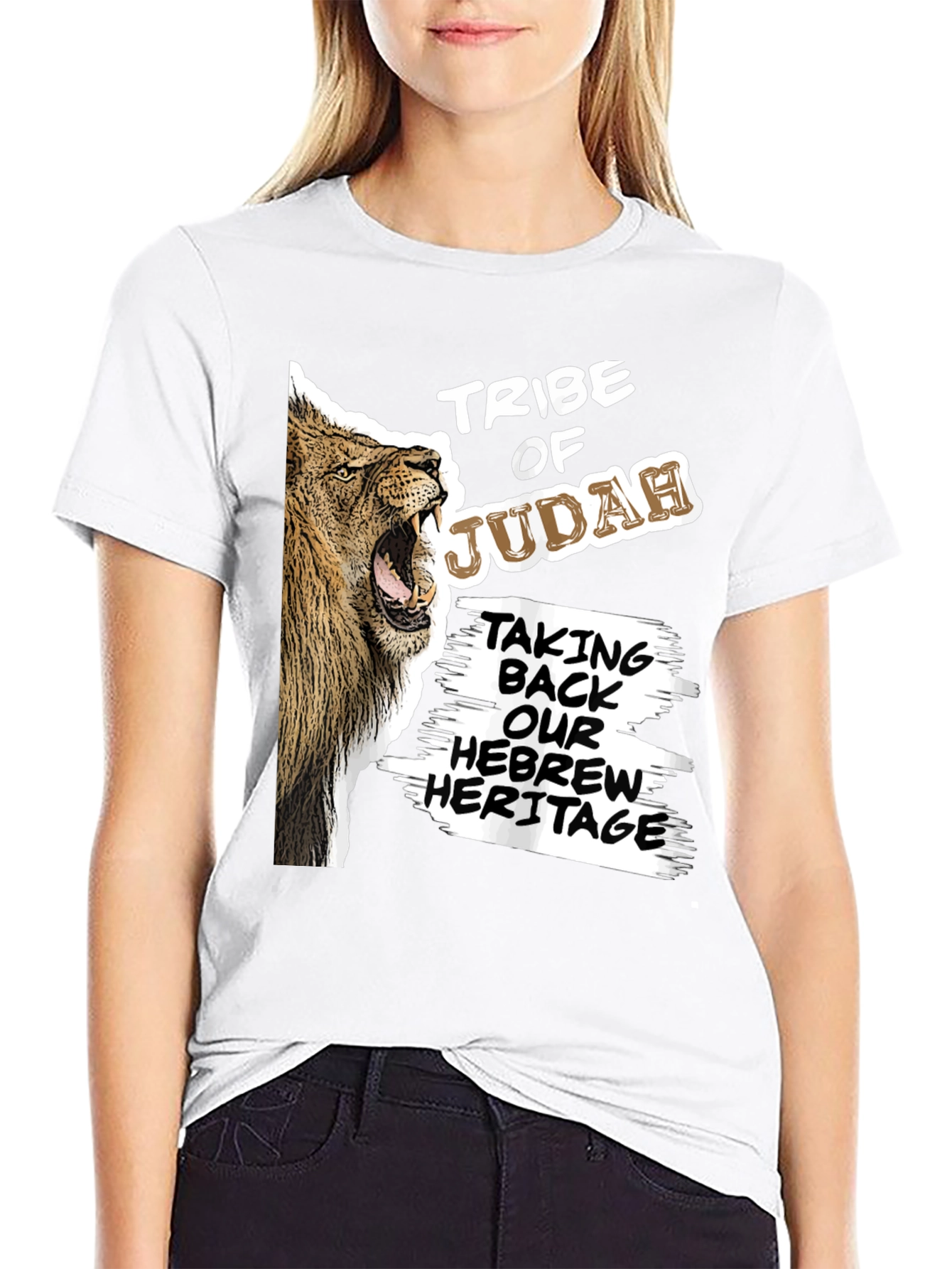 Tribe of Judah Lion Graphic T-Shirt