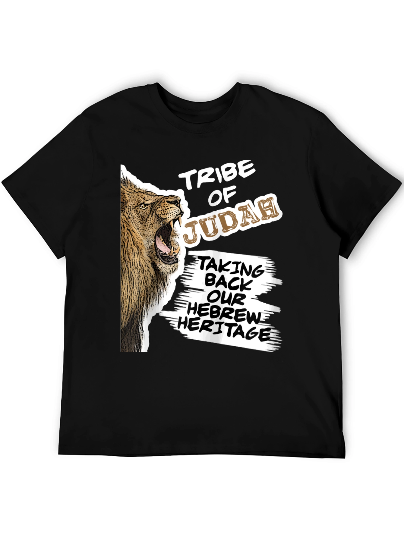 Tribe of Judah Lion Graphic T-Shirt