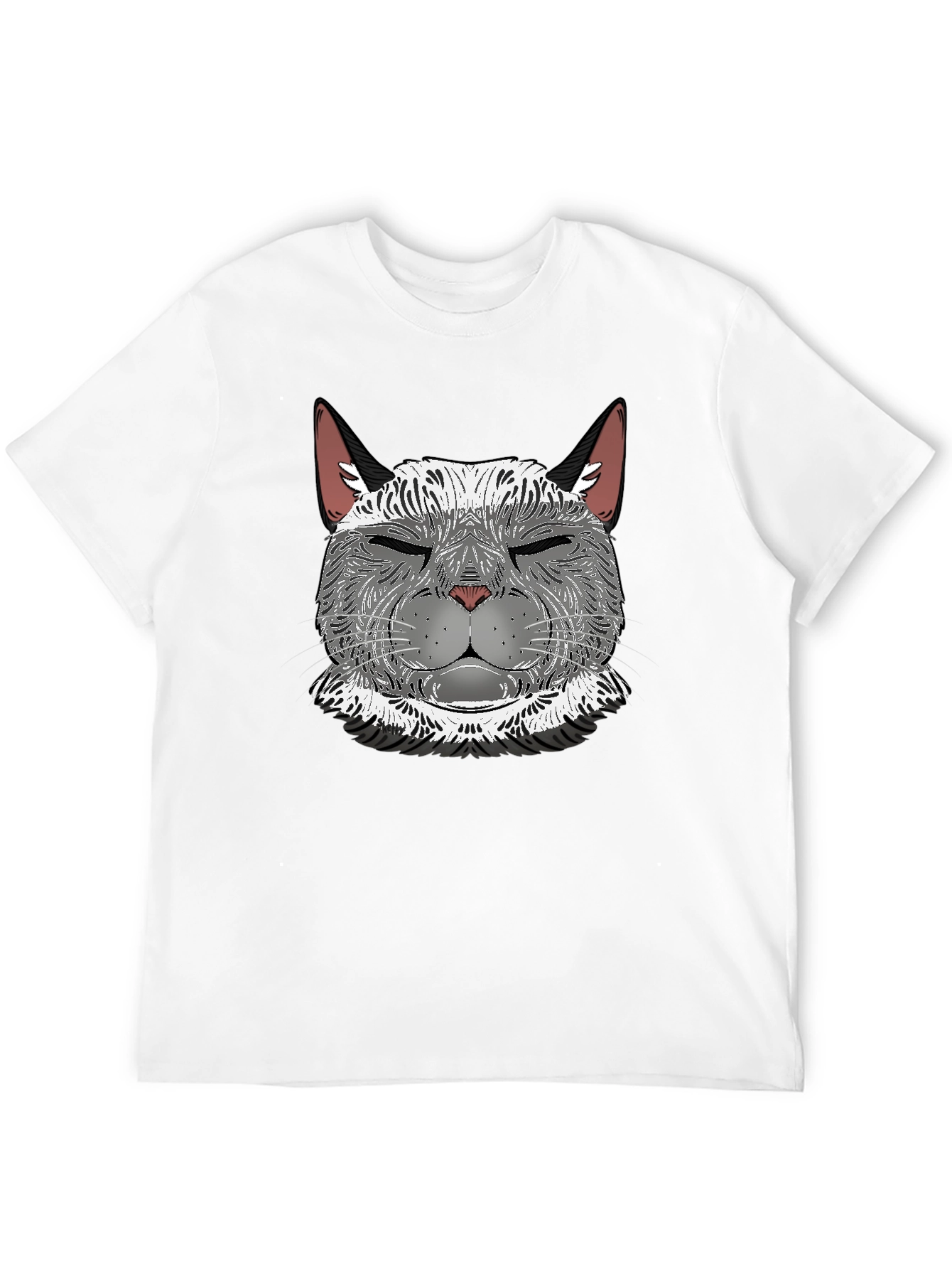Cool Cat Graphic T-Shirt - Mens Black Tee
