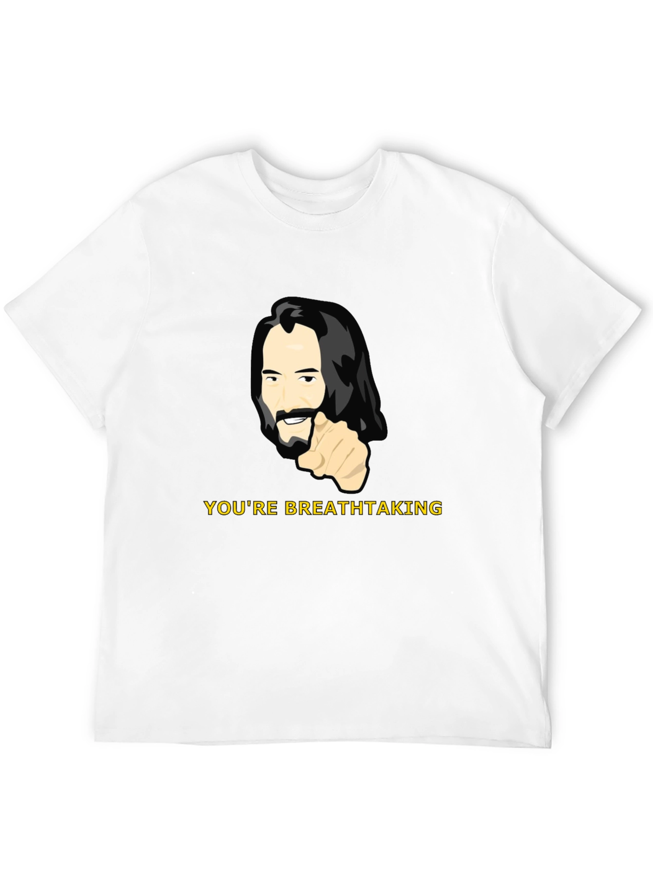 Youre Breathtaking Tee - Keanu Reeves Graphic T-Shirt