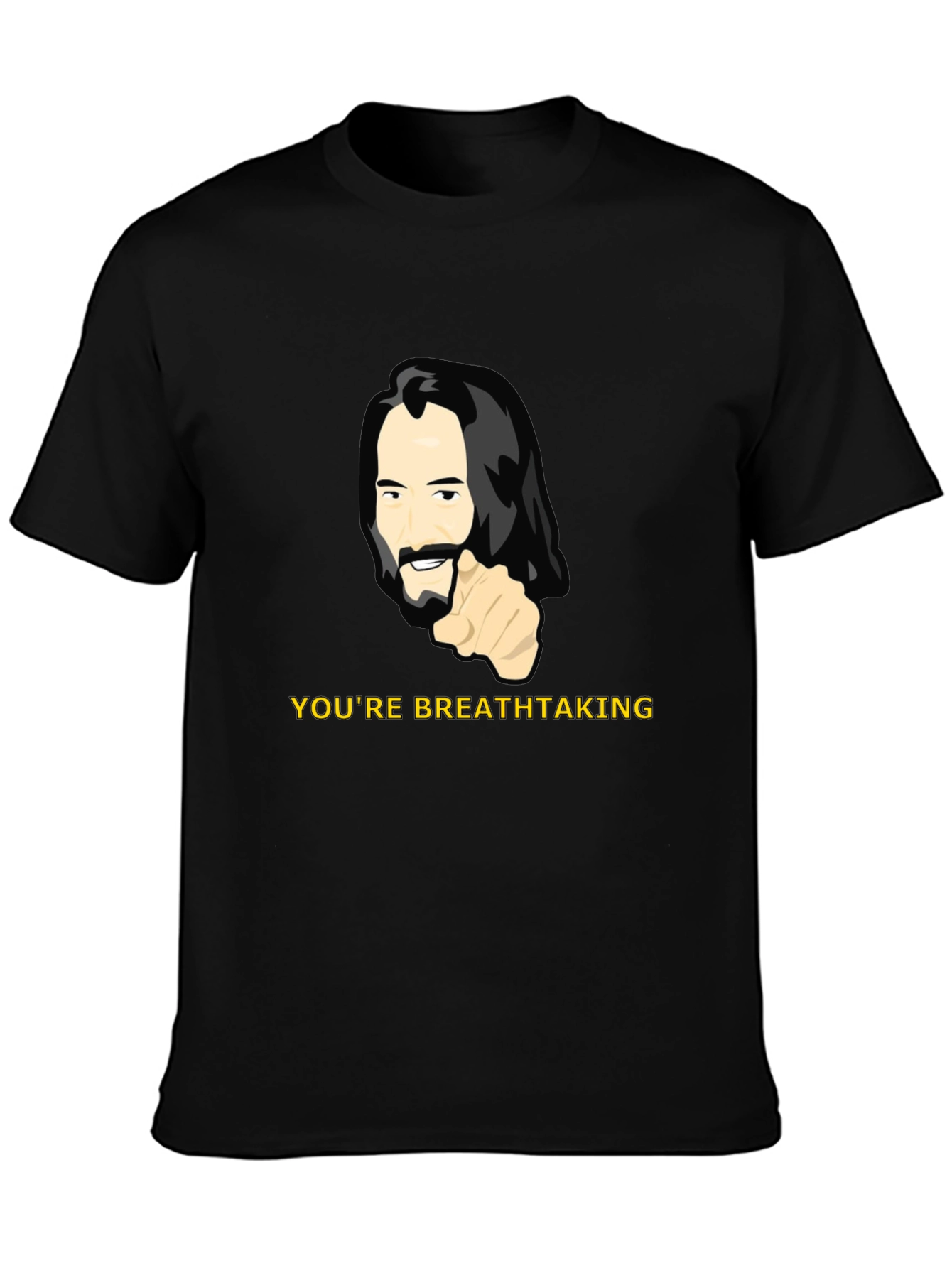 Youre Breathtaking Tee - Keanu Reeves Graphic T-Shirt