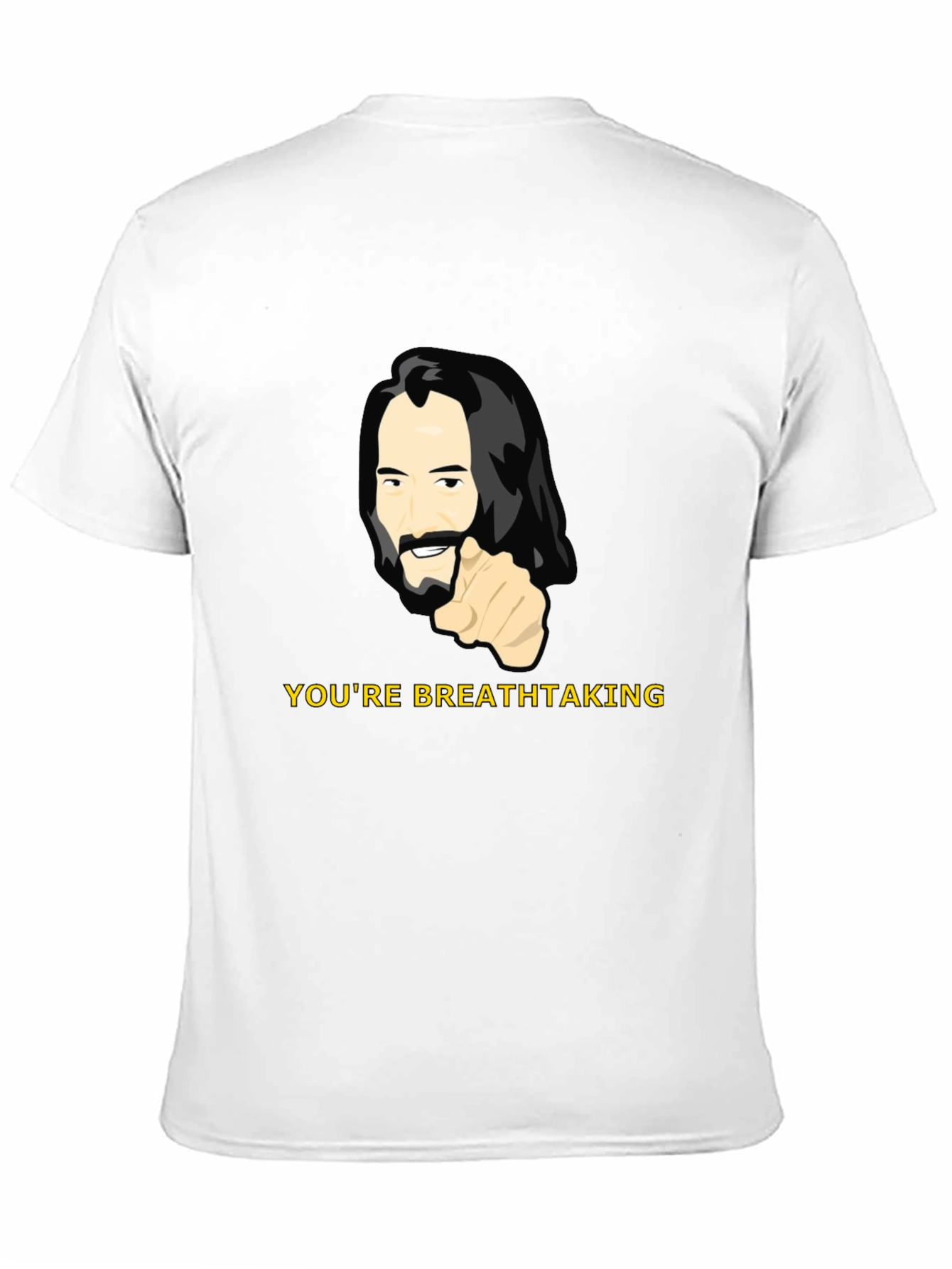 Youre Breathtaking Tee - Keanu Reeves Graphic T-Shirt
