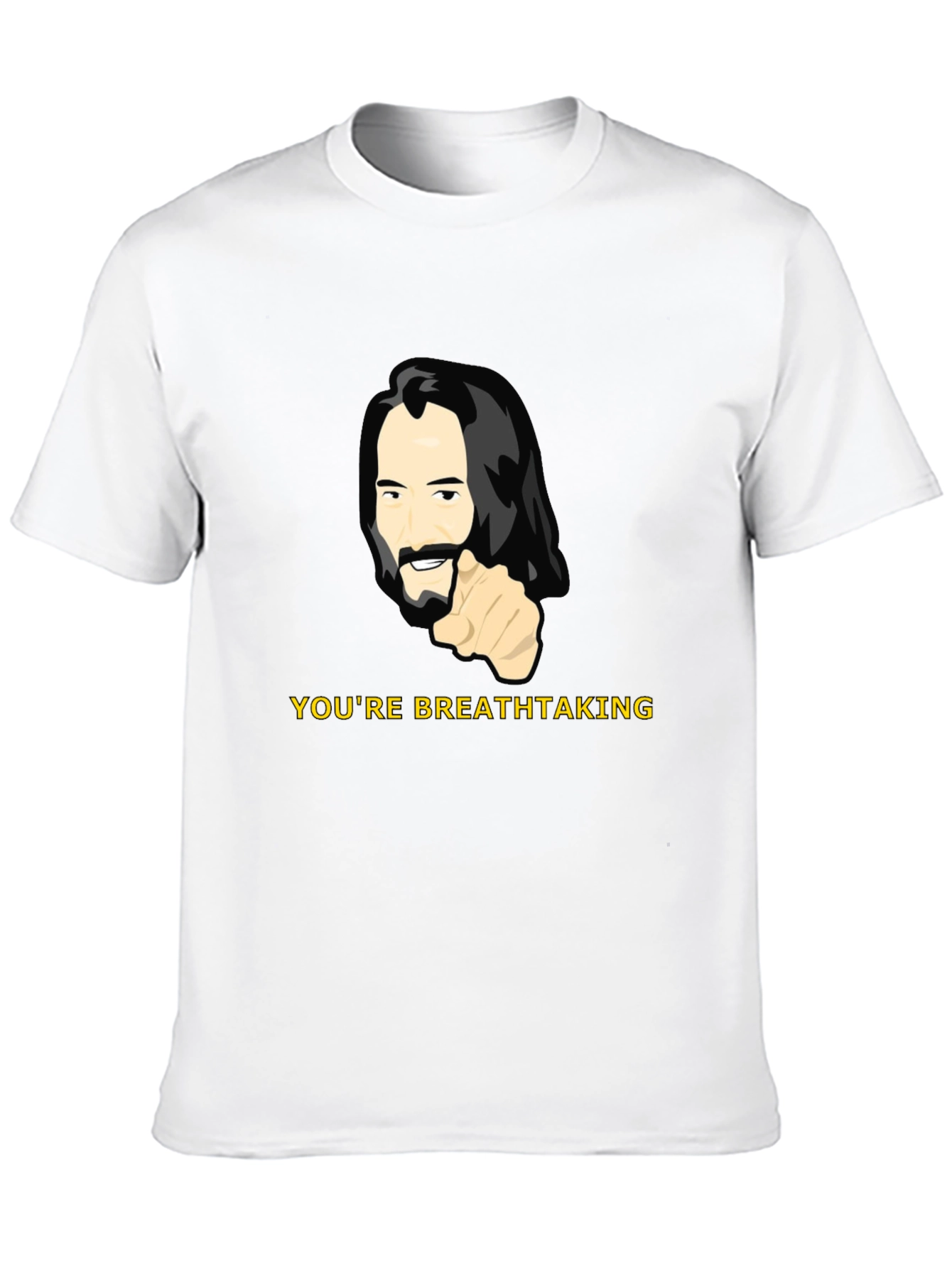 Youre Breathtaking Tee - Keanu Reeves Graphic T-Shirt