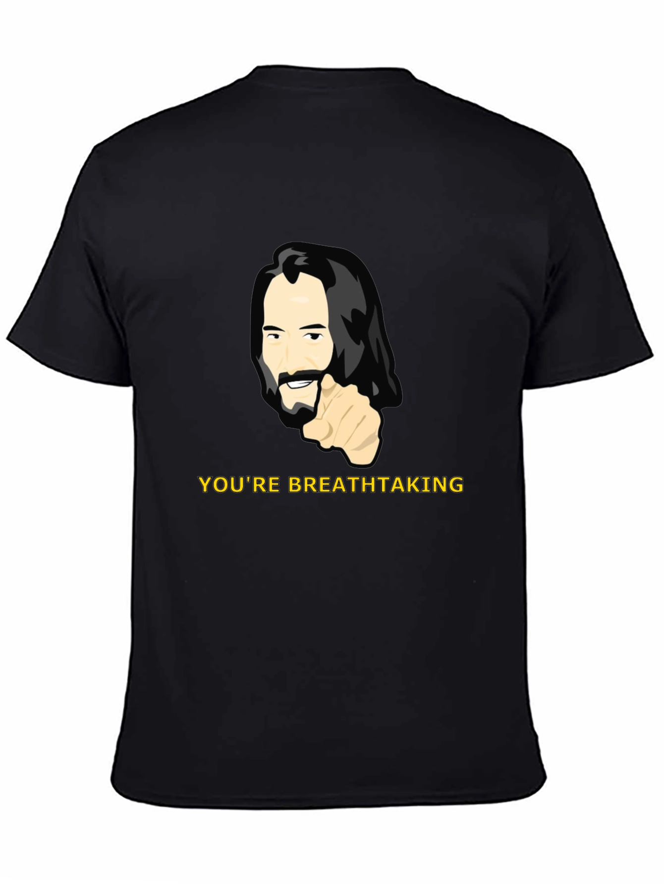 Youre Breathtaking Tee - Keanu Reeves Graphic T-Shirt