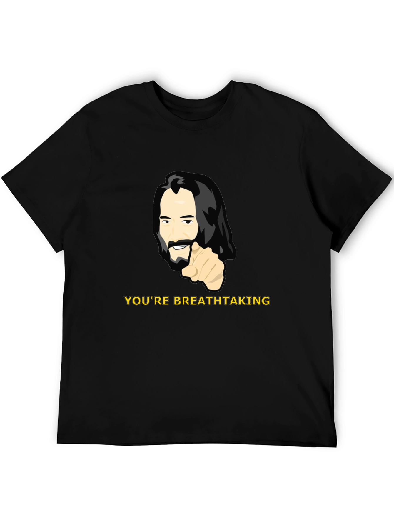 Youre Breathtaking Tee - Keanu Reeves Graphic T-Shirt