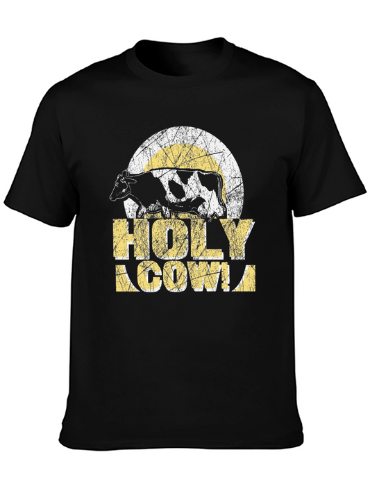 Holy Cow! Graphic T-Shirt - Funny Cow Lover Tee