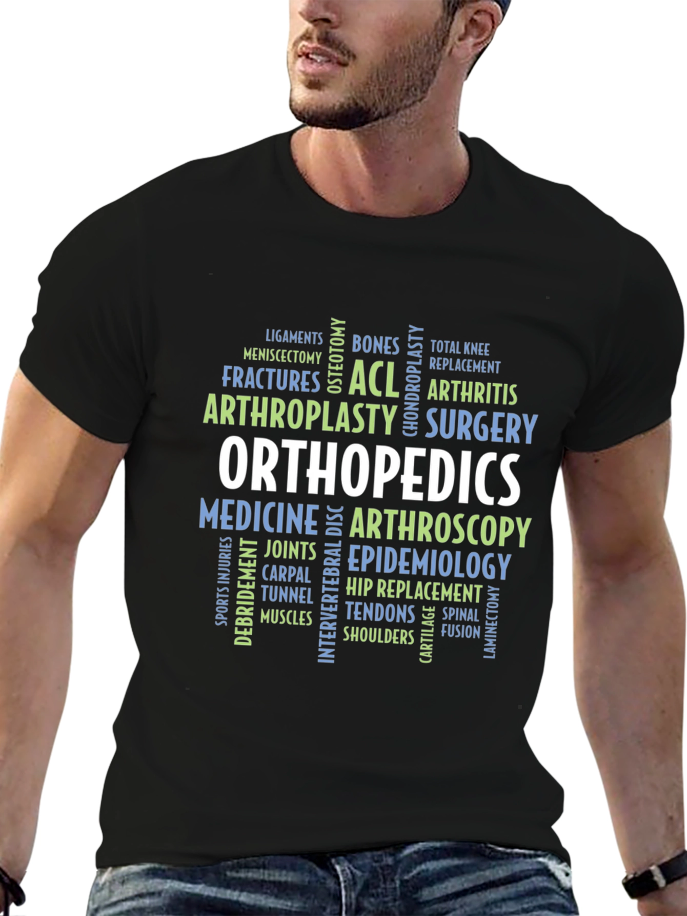 Orthopedics Word Cloud T-Shirt