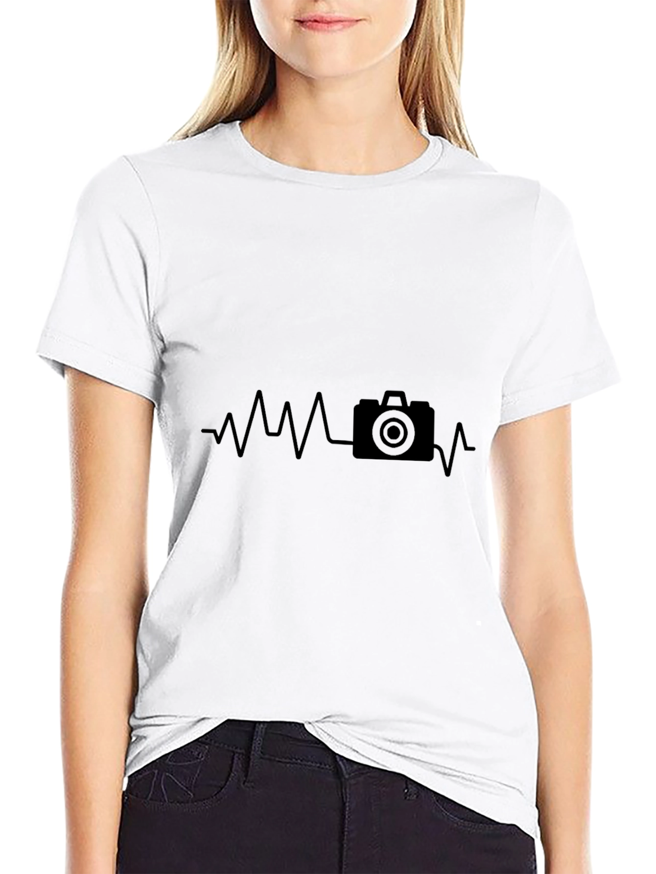 Camera Heartbeat T-Shirt - Photographer Tee