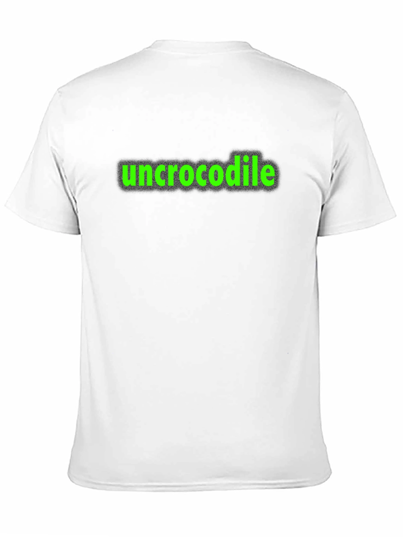 Uncrocodile Graphic Tee - Black Casual T-Shirt