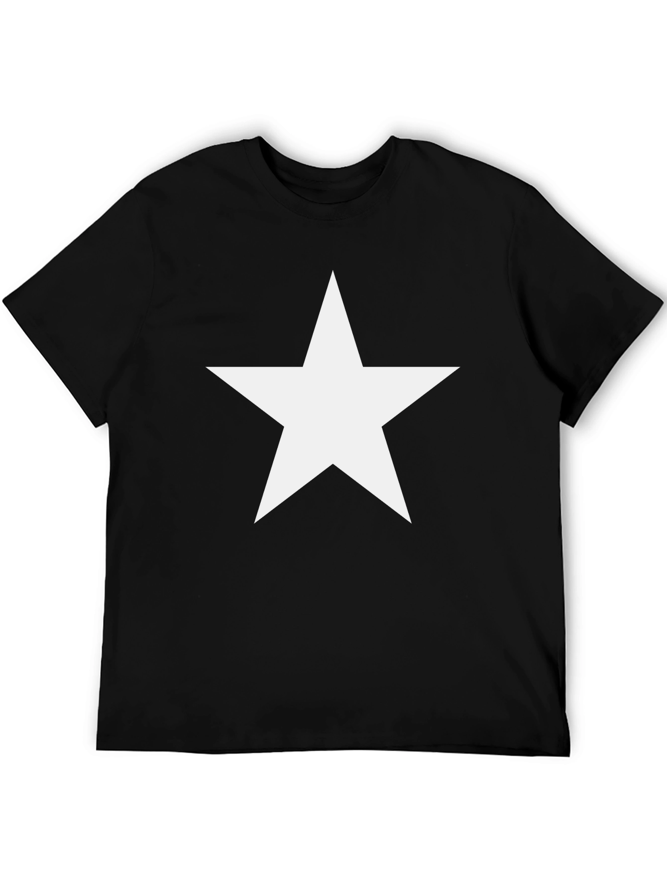 Bold Star Graphic Black T-Shirt