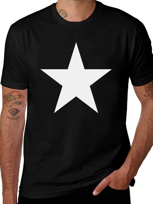 Bold Star Graphic Black T-Shirt