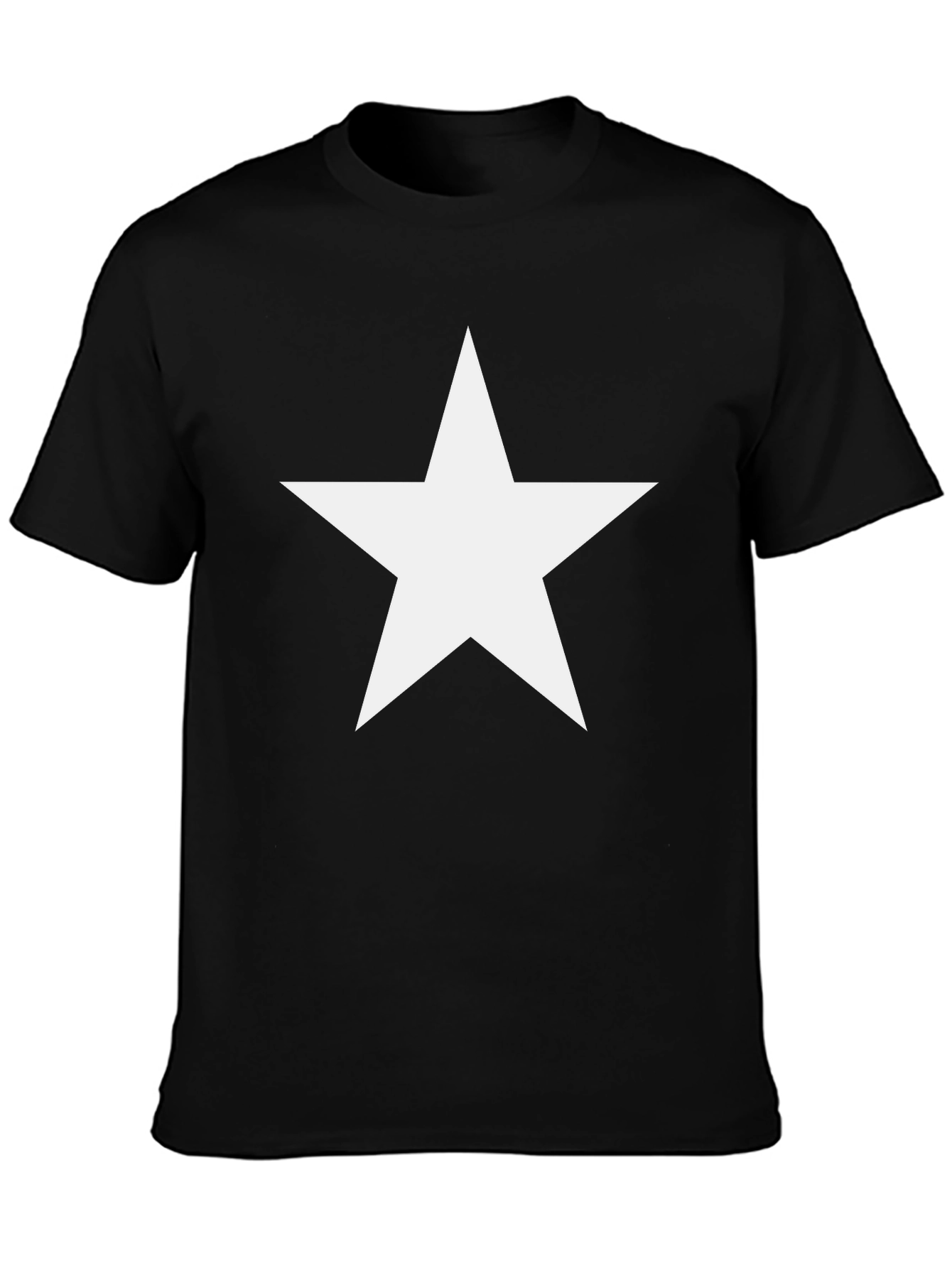 Bold Star Graphic Black T-Shirt
