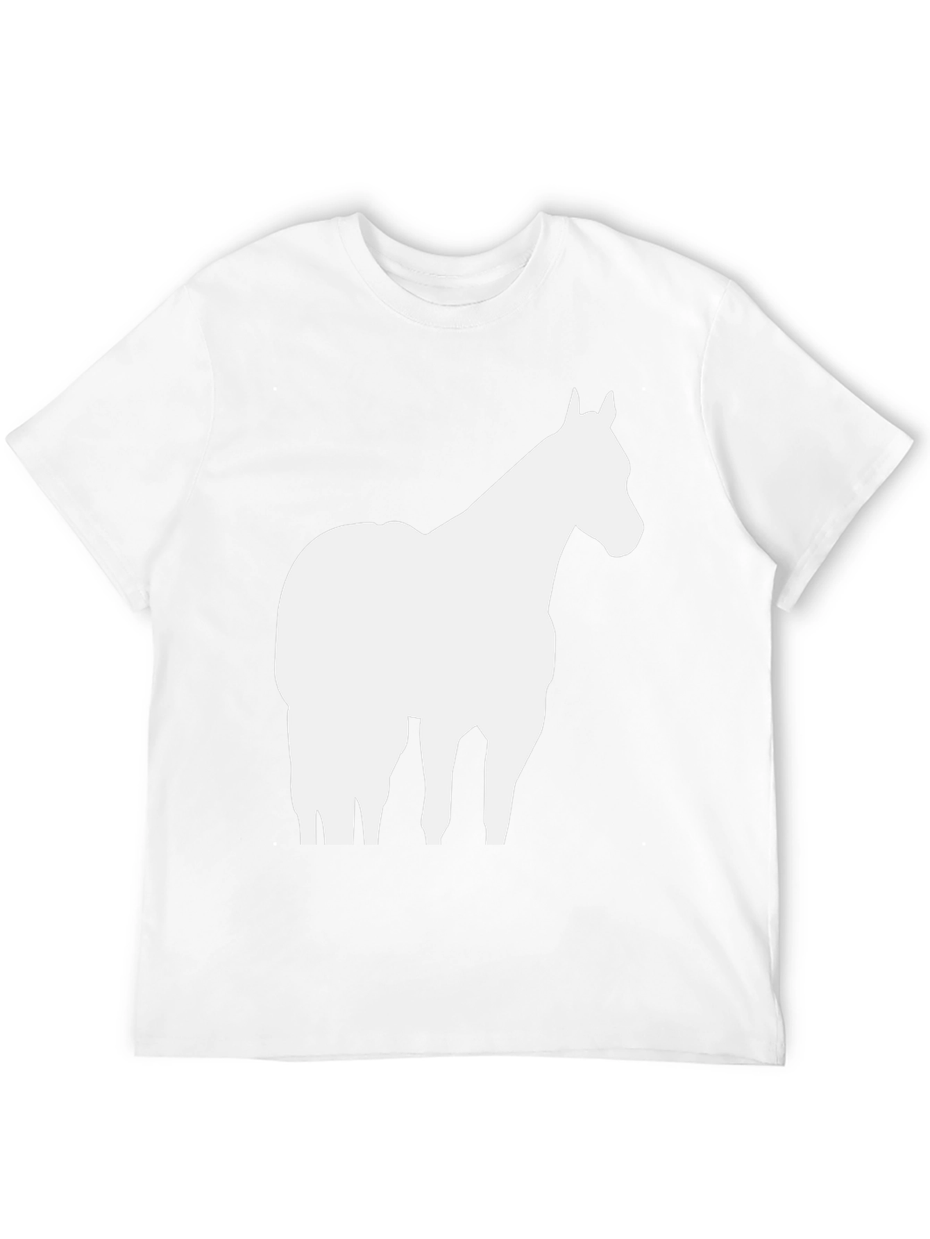 Horse Silhouette Graphic Tee - Unisex Cotton T-Shirt
