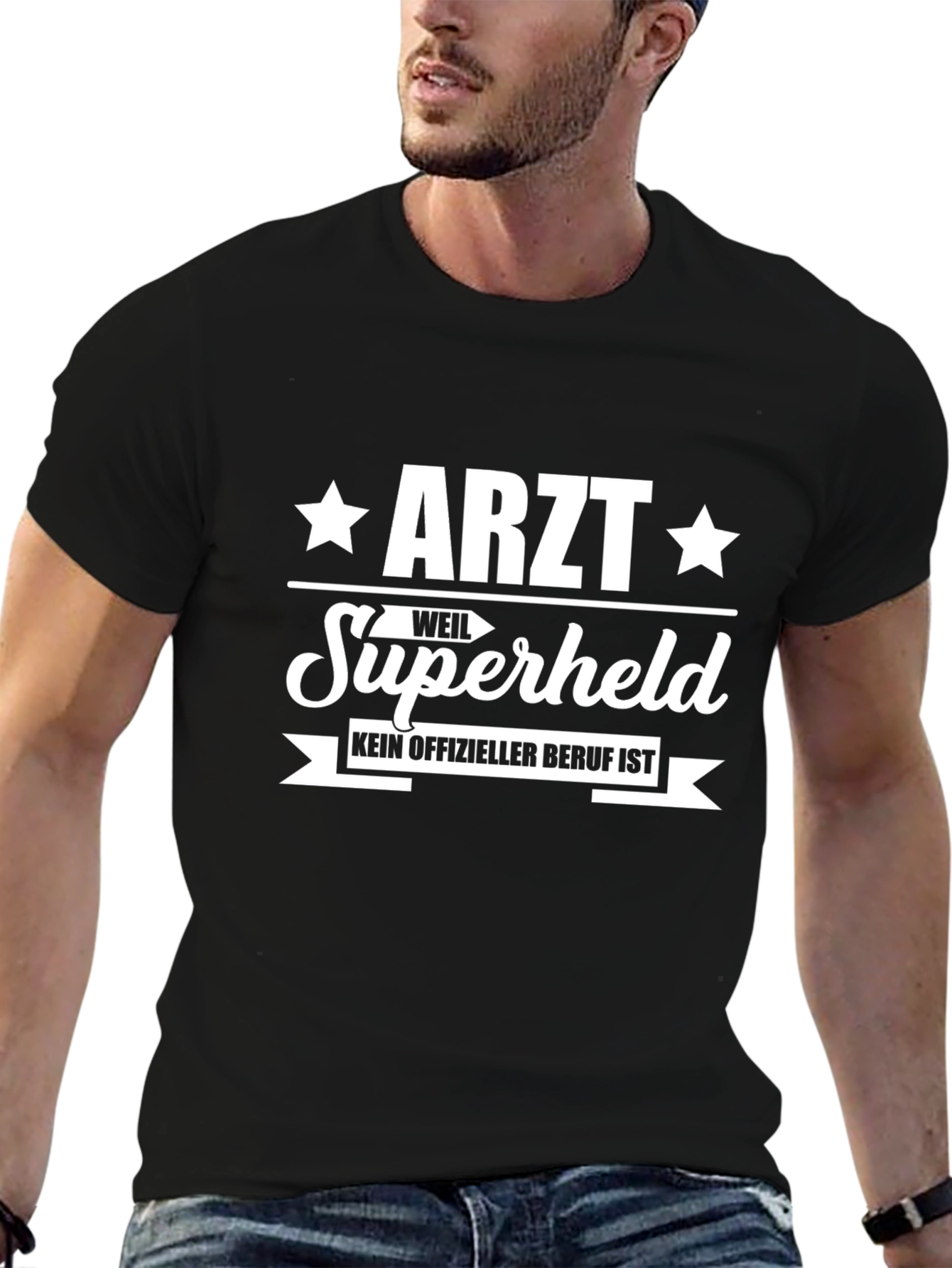 Arzt Superheld T-Shirt - Novelty Doctor Hero Tee