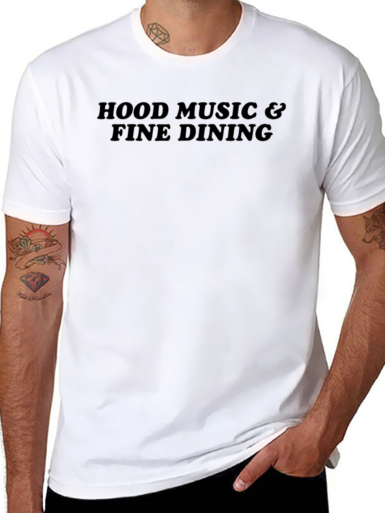 Hood Music & Fine Dining Graphic Tee