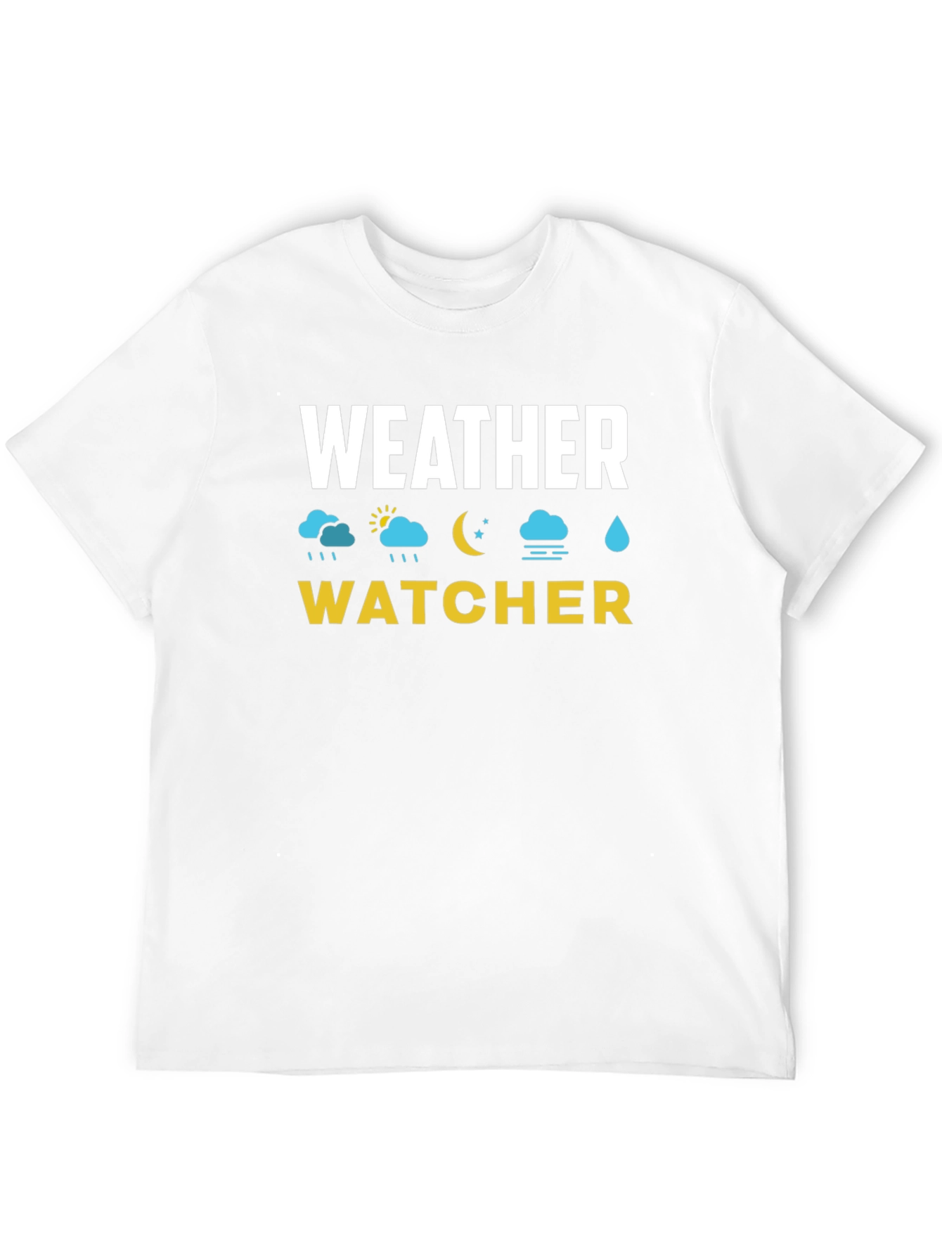 Weather Watcher Black T-Shirt