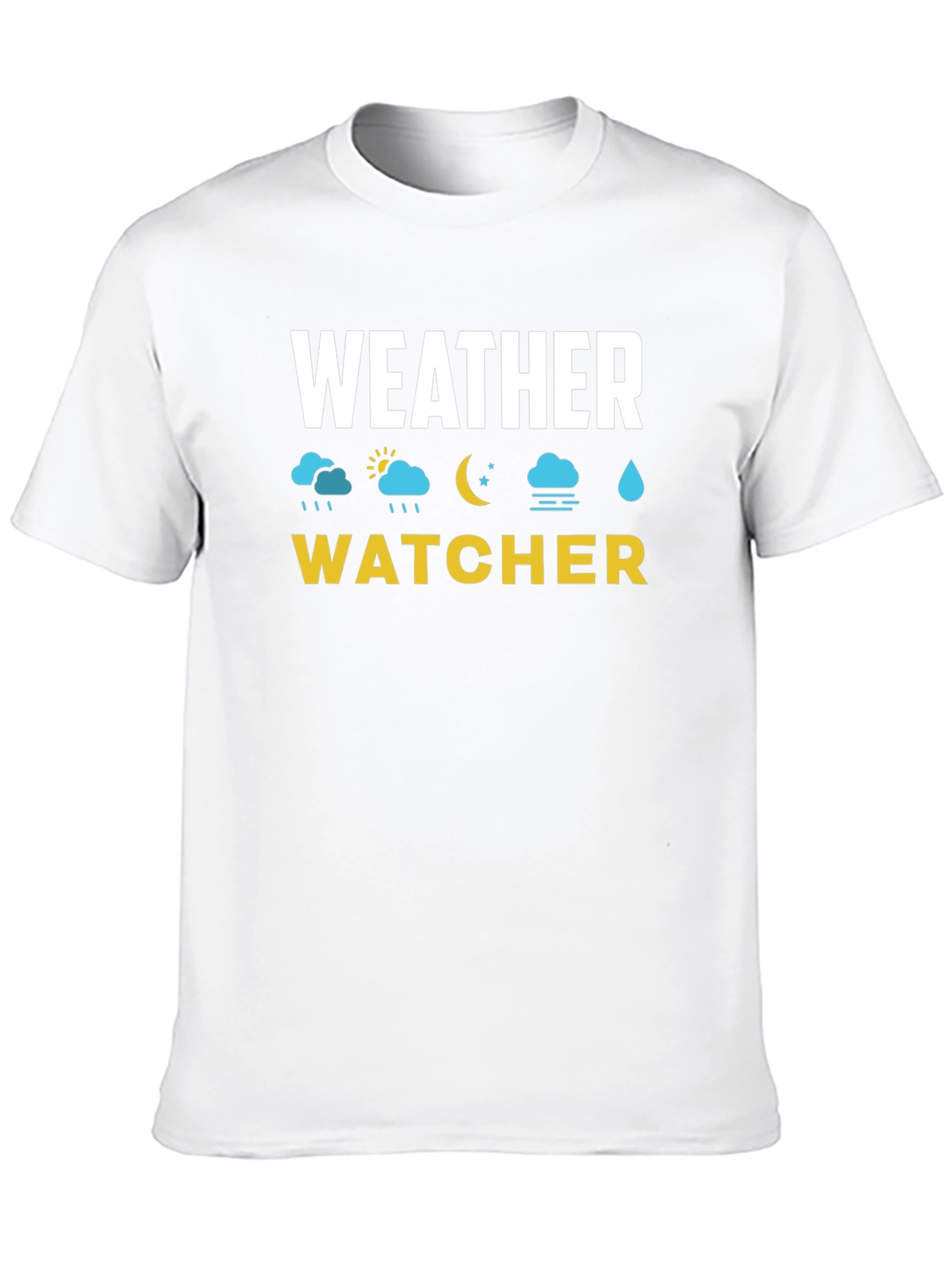 Weather Watcher Black T-Shirt