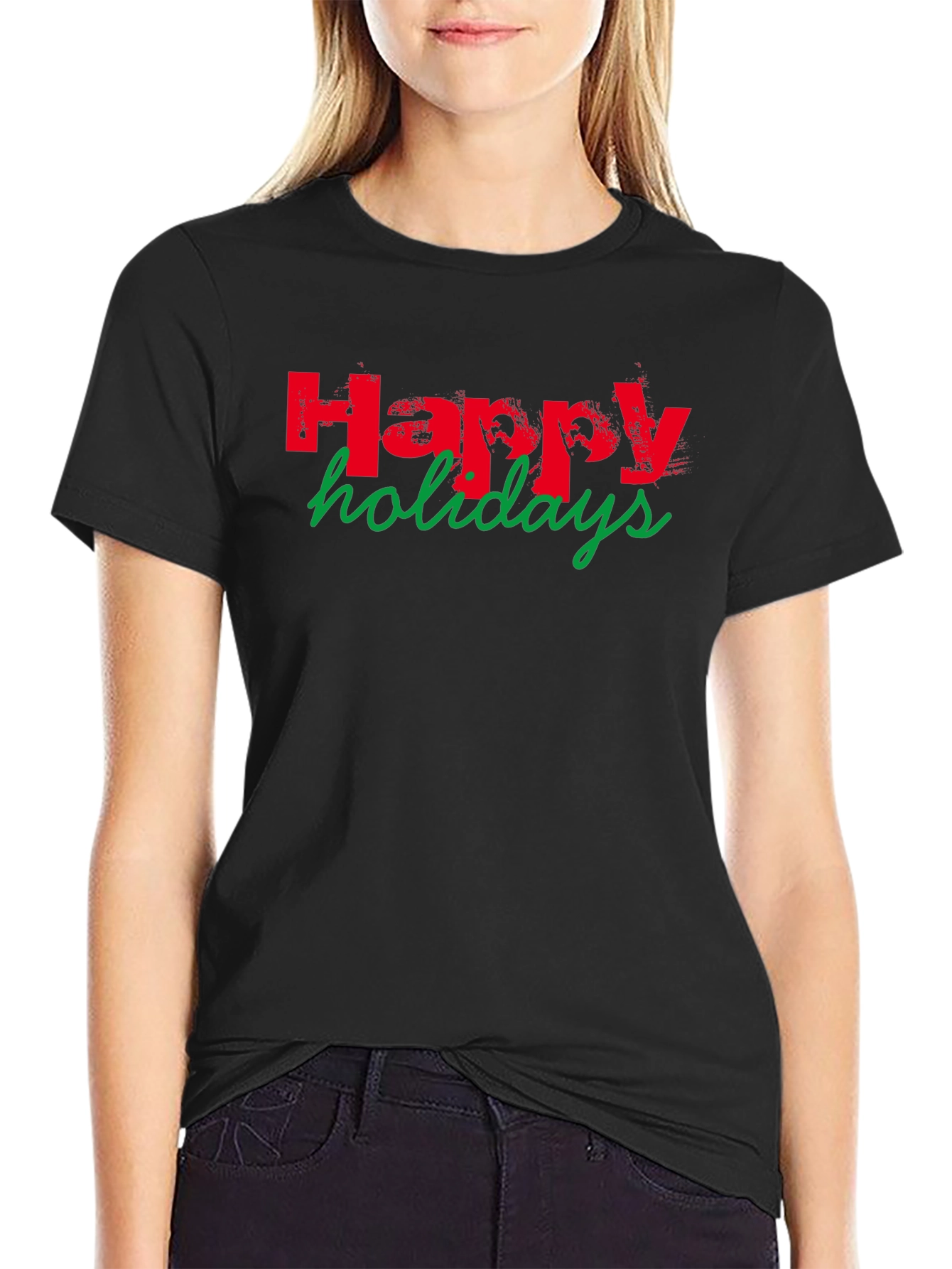 Happy Holidays T-Shirt - Festive Holiday Apparel