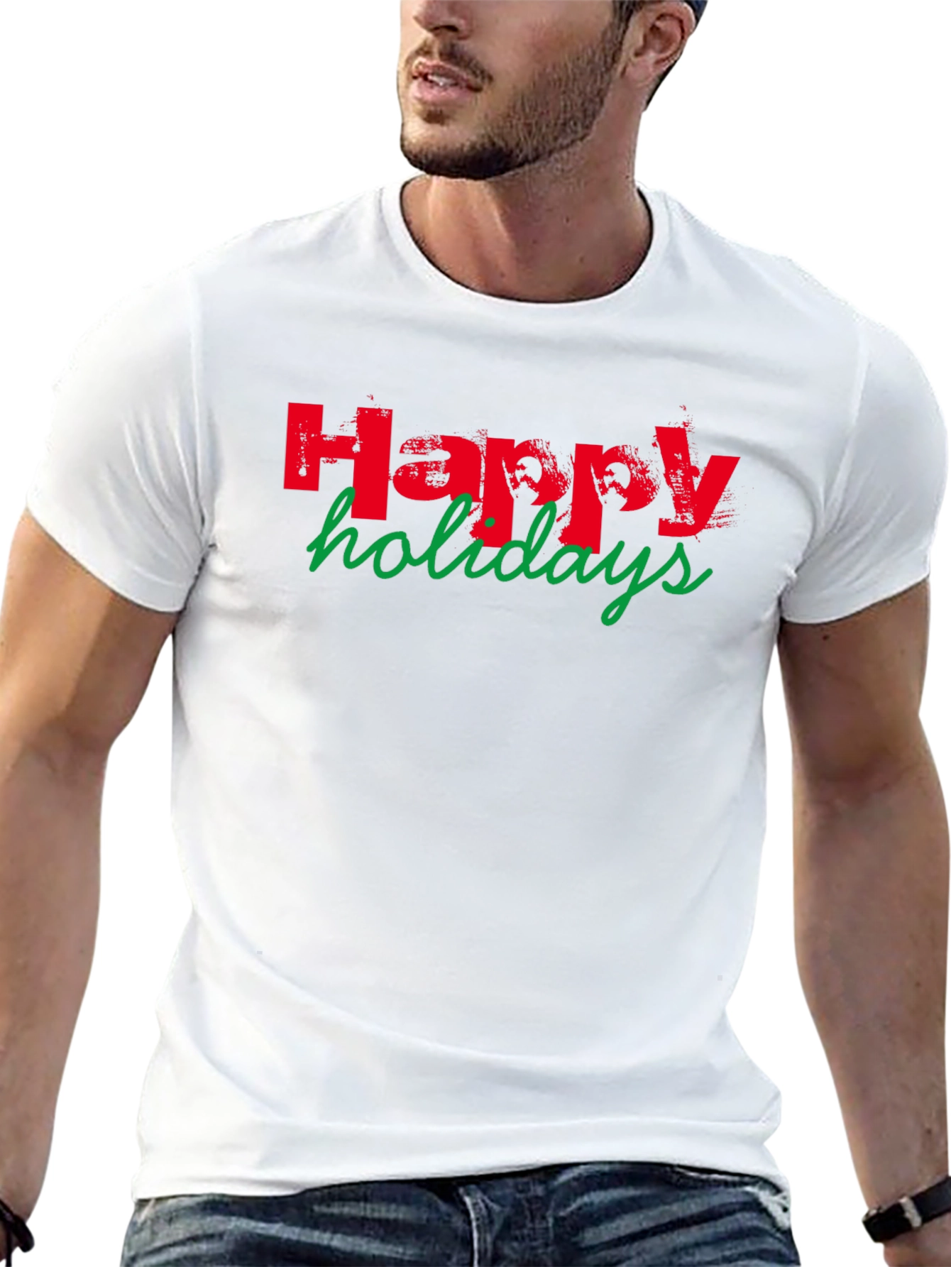 Happy Holidays T-Shirt - Festive Holiday Apparel