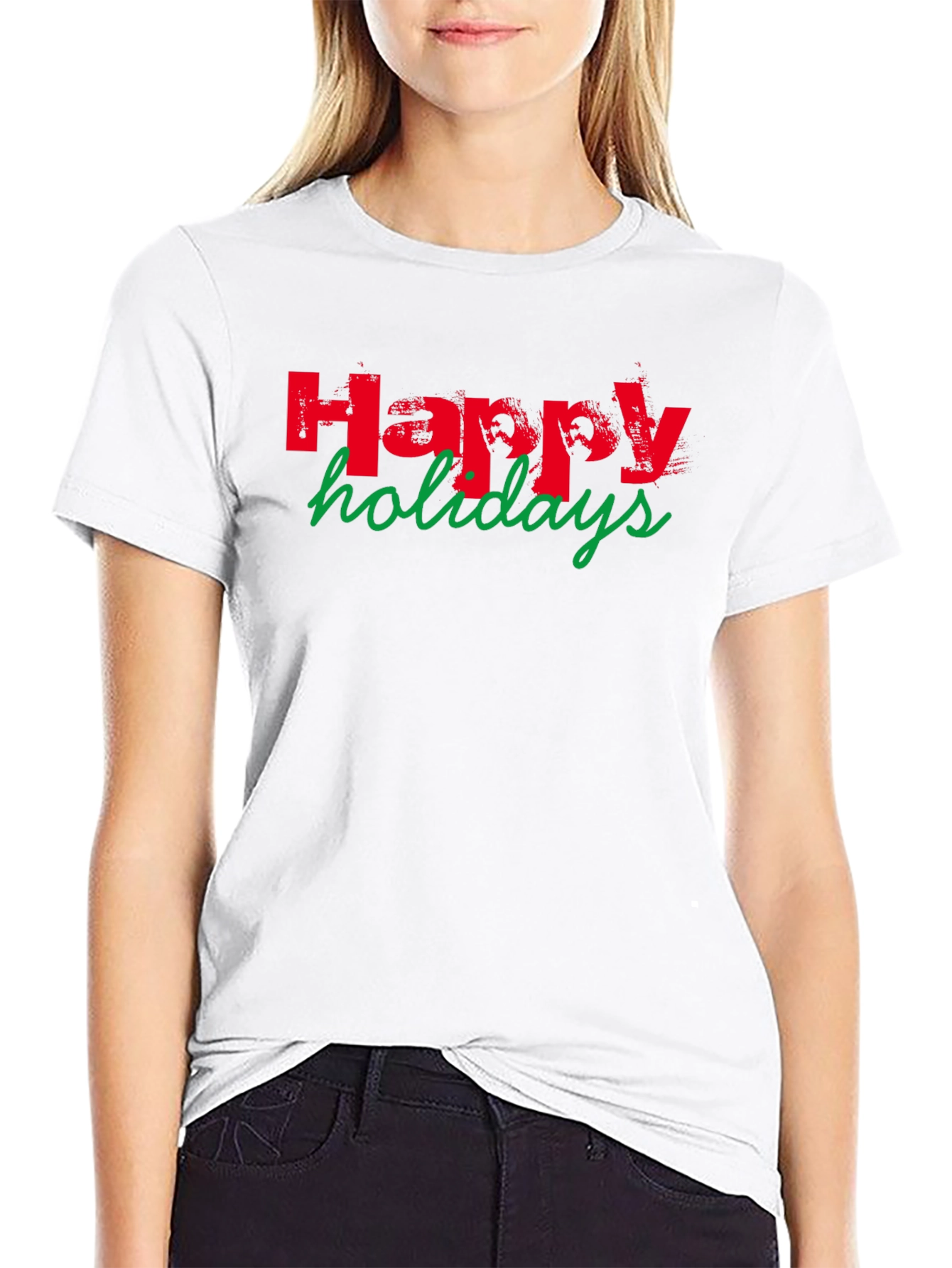 Happy Holidays T-Shirt - Festive Holiday Apparel
