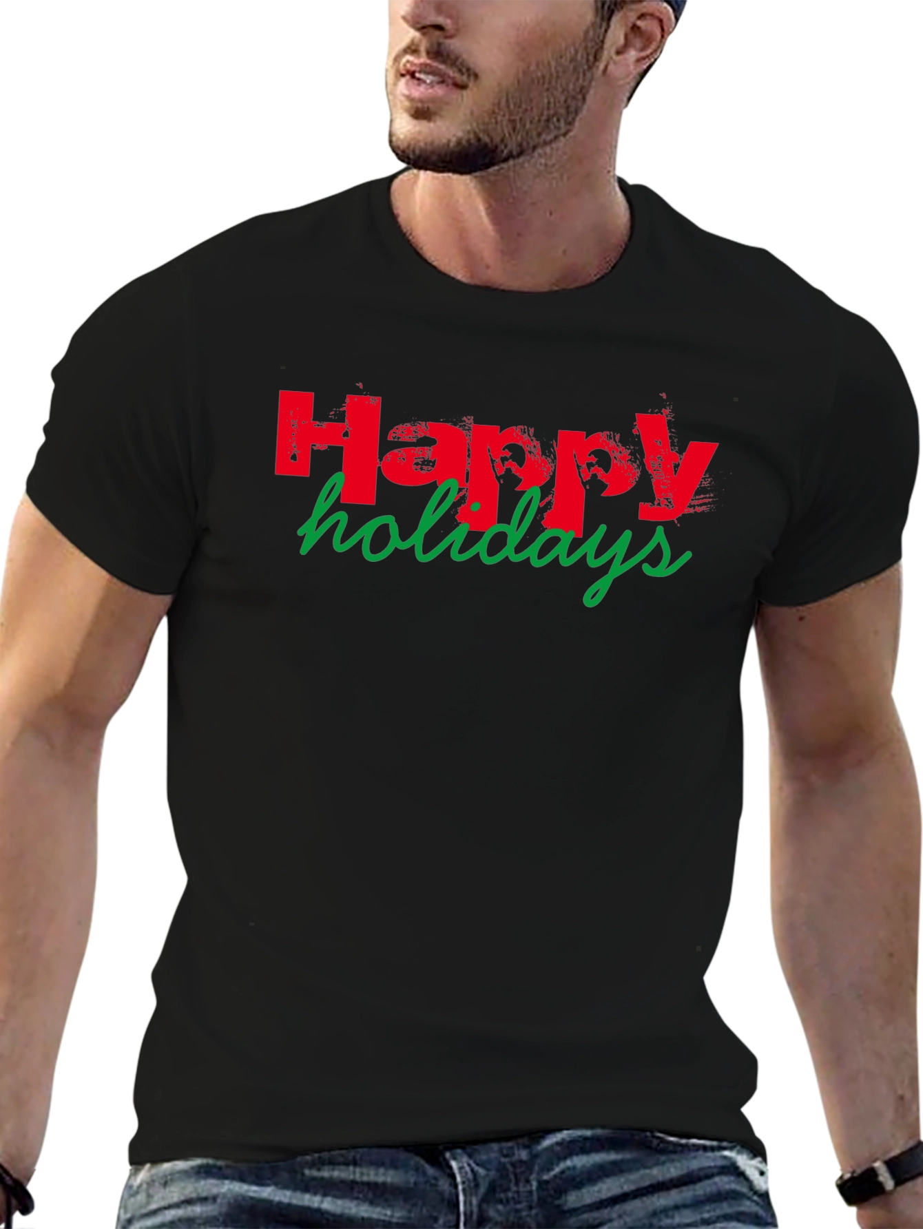 Happy Holidays T-Shirt - Festive Holiday Apparel