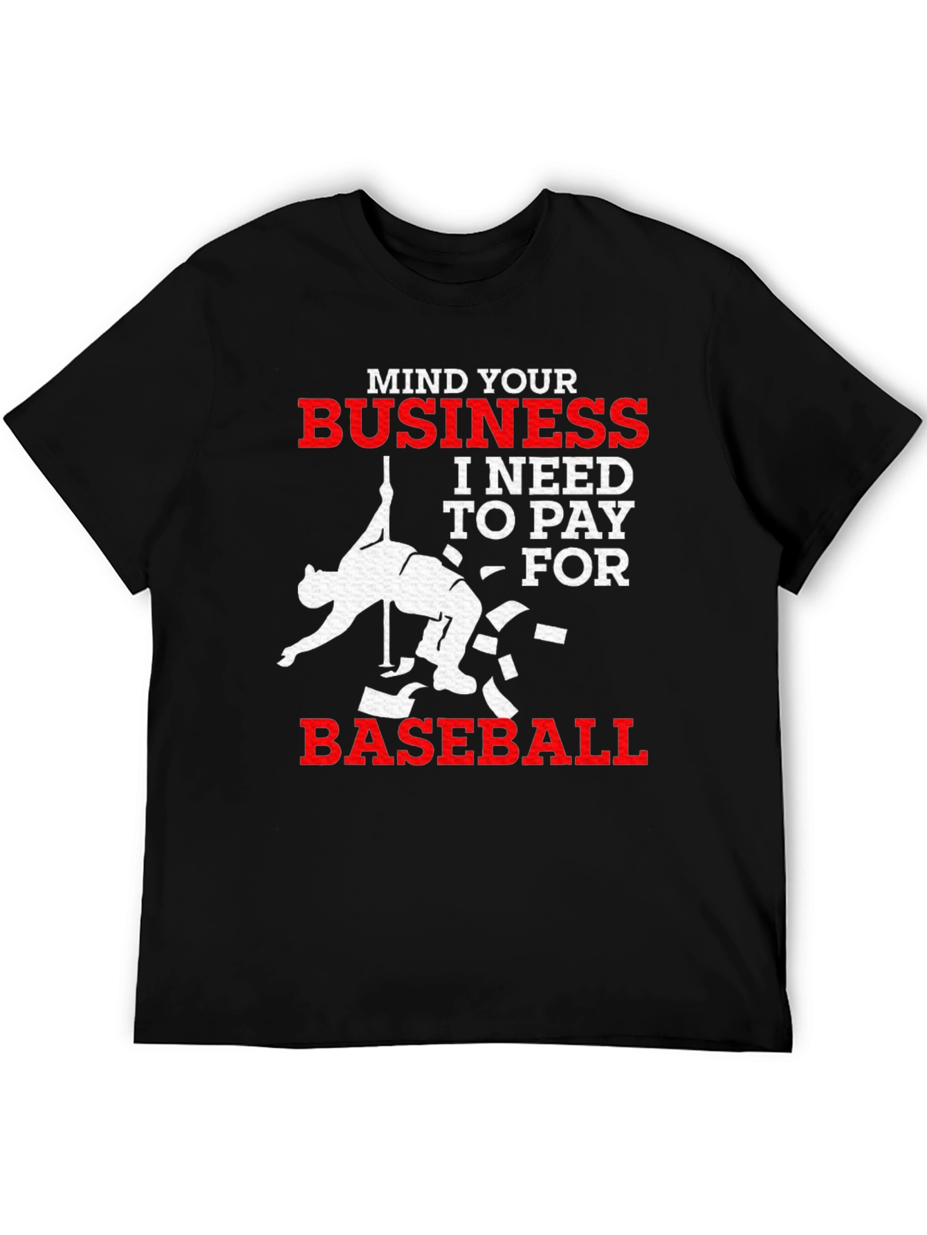 Mind Your Business Baseball Graphic Tee