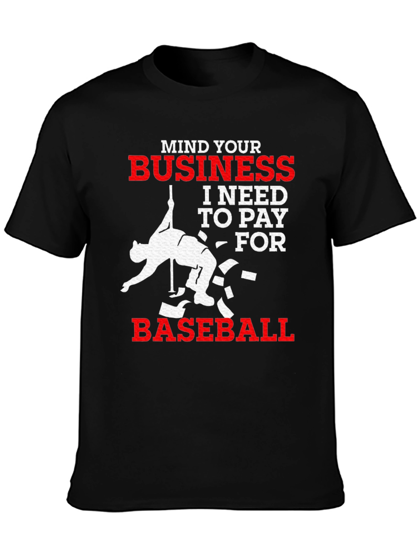 Mind Your Business Baseball Graphic Tee