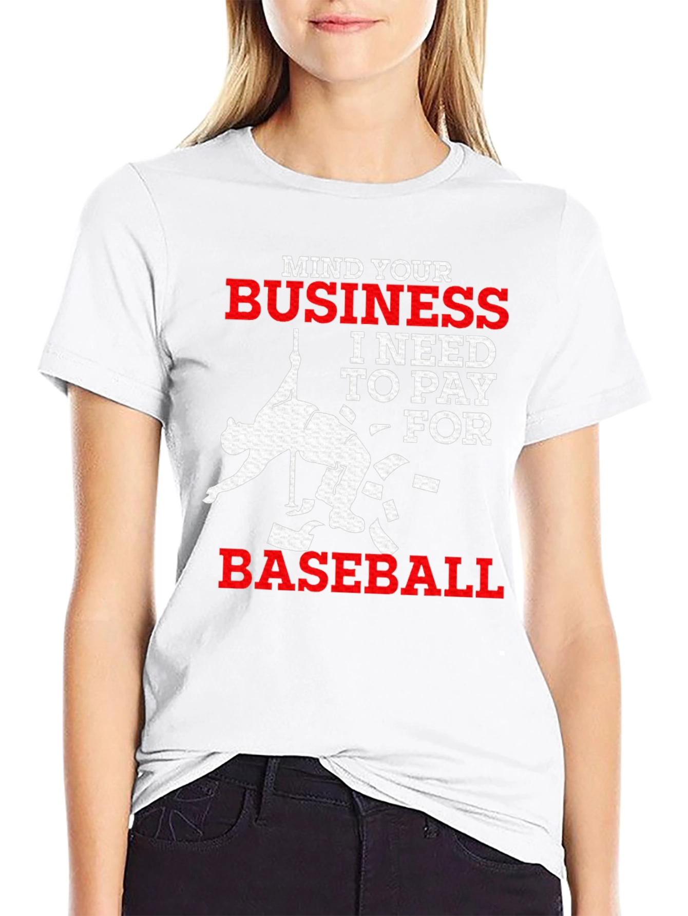Mind Your Business Baseball Graphic Tee
