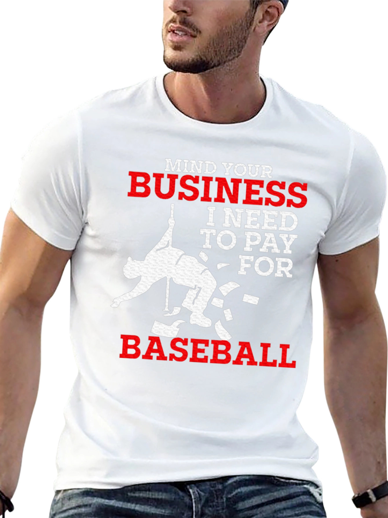 Mind Your Business Baseball Graphic Tee