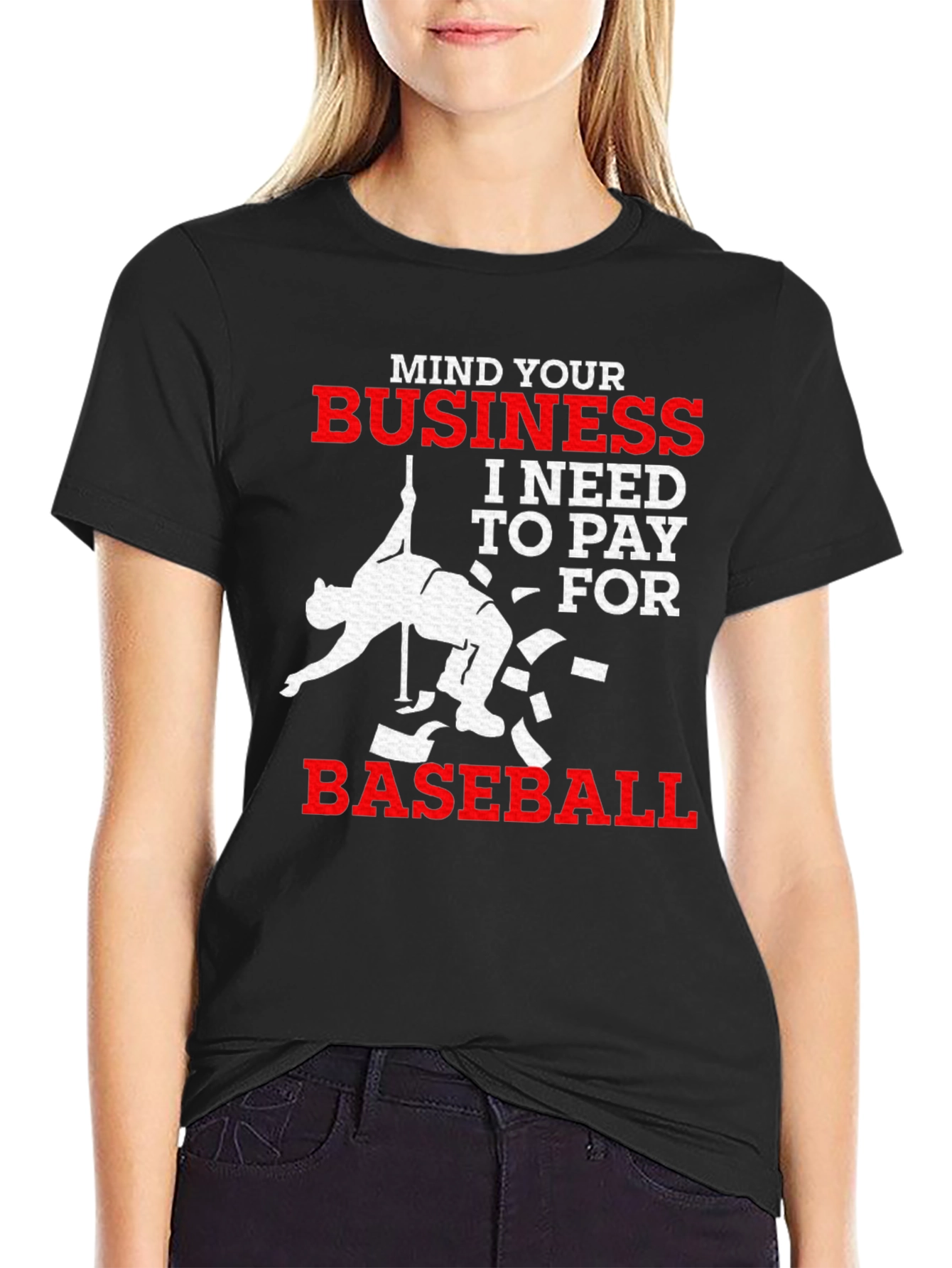 Mind Your Business Baseball Graphic Tee