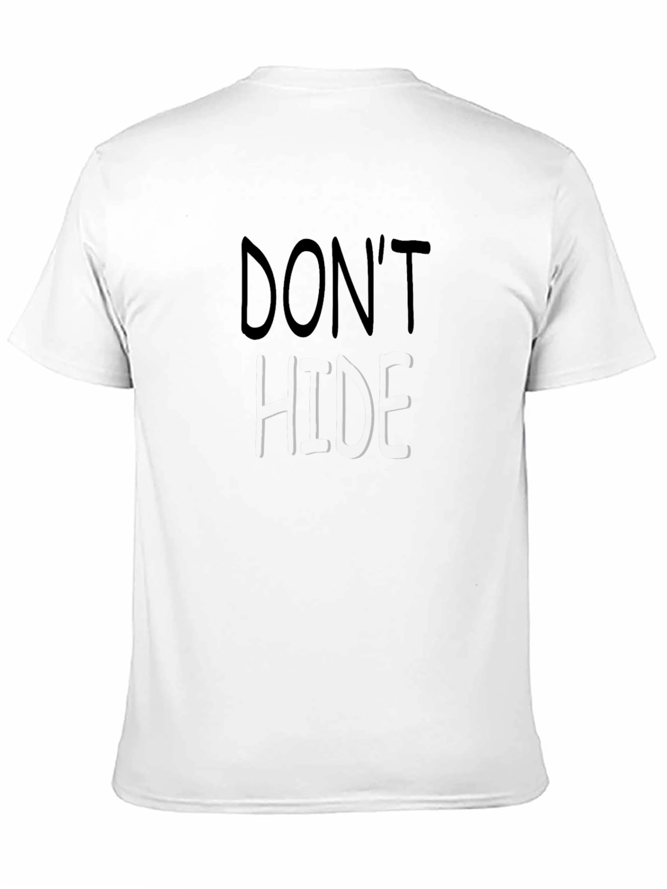 Dont Hide Graphic T-Shirt - Mens Black Tee