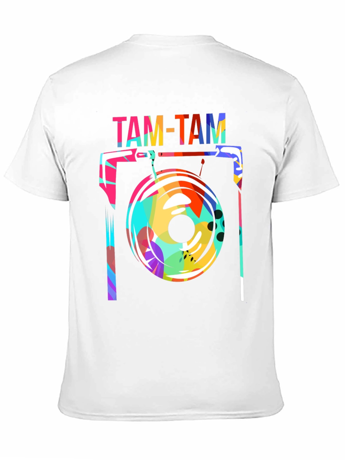 Funky Tam-Tam Gong Graphic Tee - Black