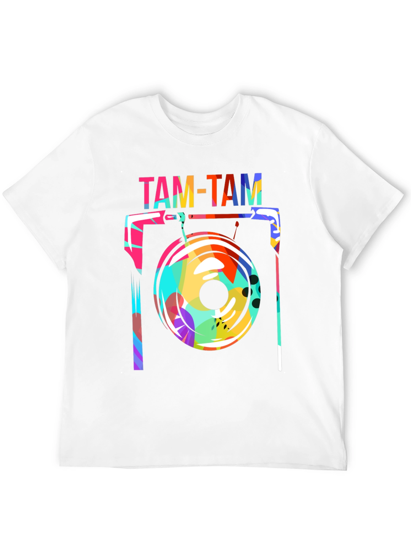 Funky Tam-Tam Gong Graphic Tee - Black