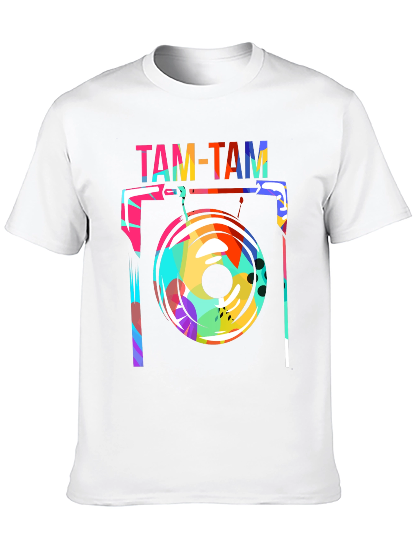 Funky Tam-Tam Gong Graphic Tee - Black