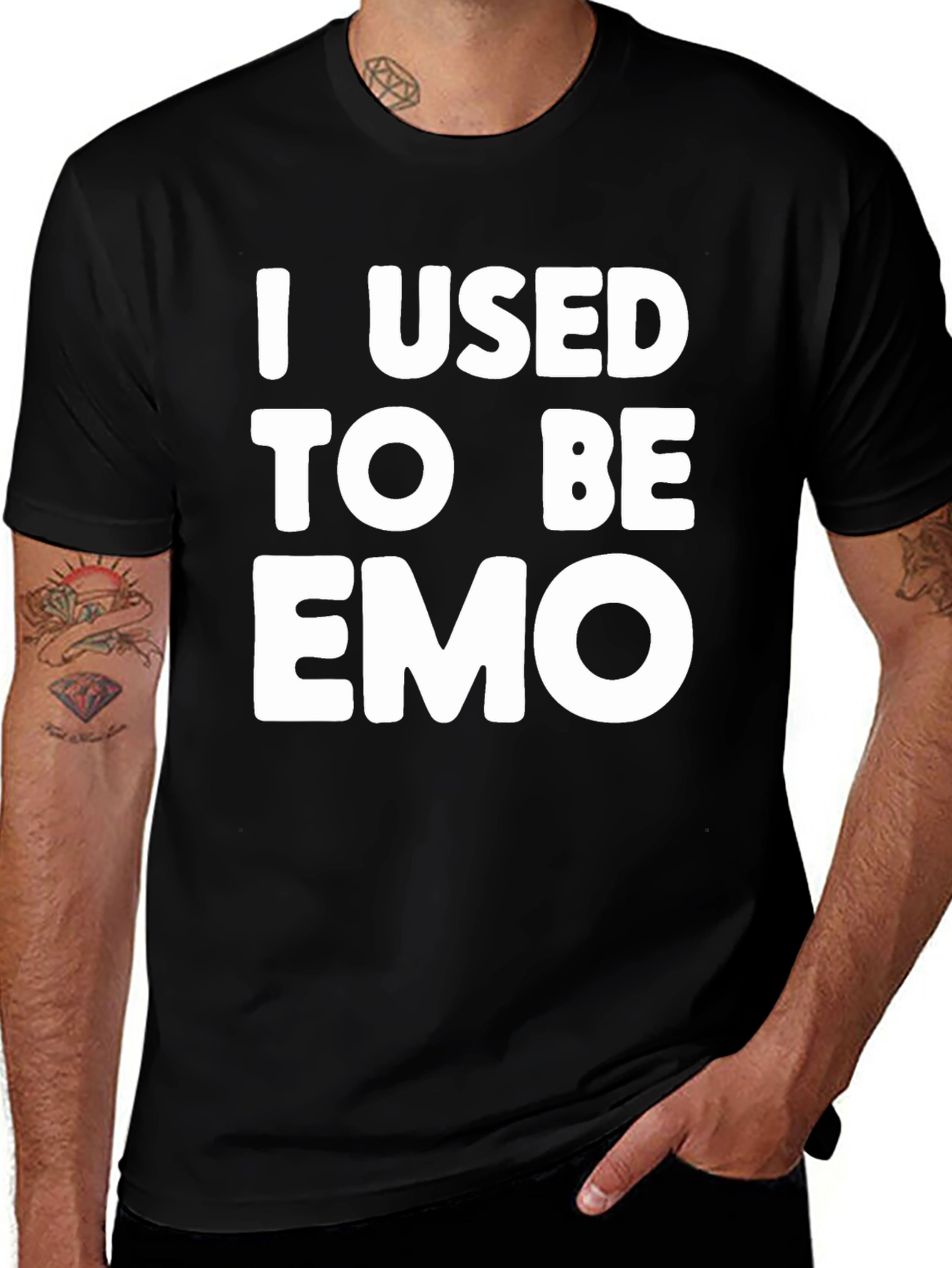 I Used To Be Emo T-Shirt - Black