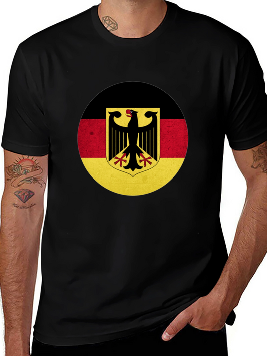 German Flag Eagle Graphic T-Shirt