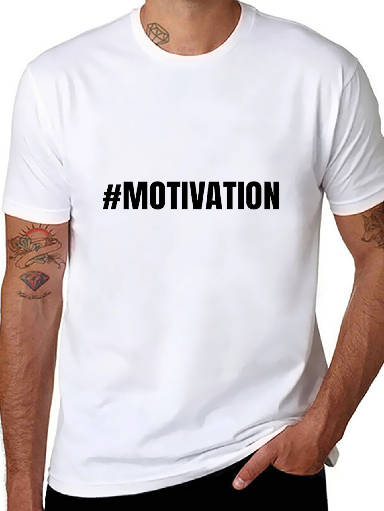 Motivation Black T-Shirt