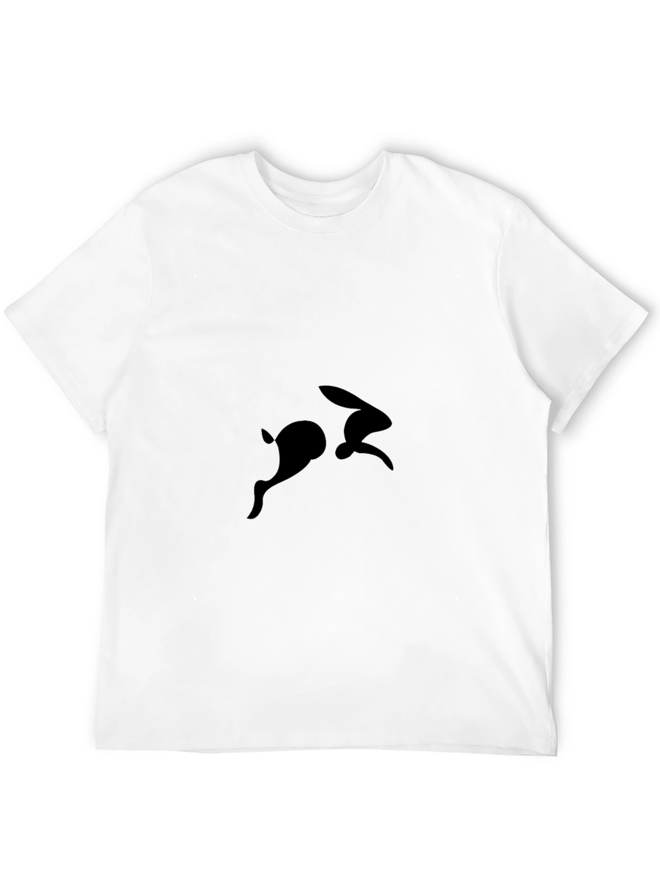 Black Rabbit Silhouette Graphic Tee