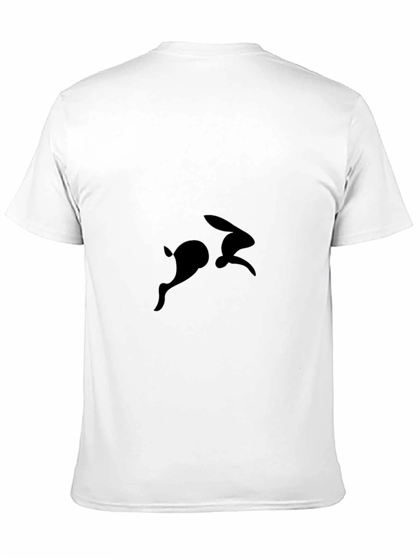 Black Rabbit Silhouette Graphic Tee