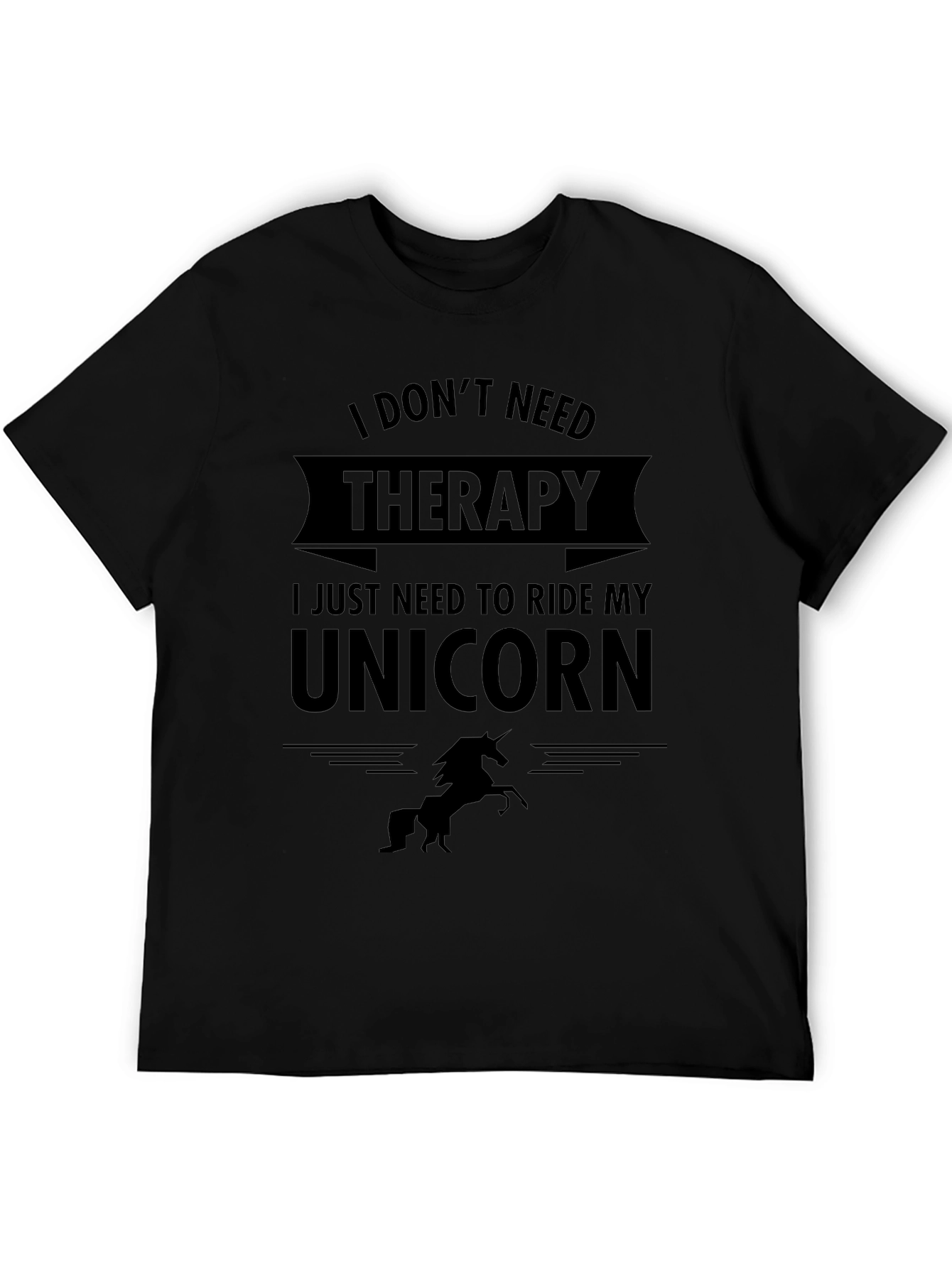 Funny Unicorn Therapy T-Shirt