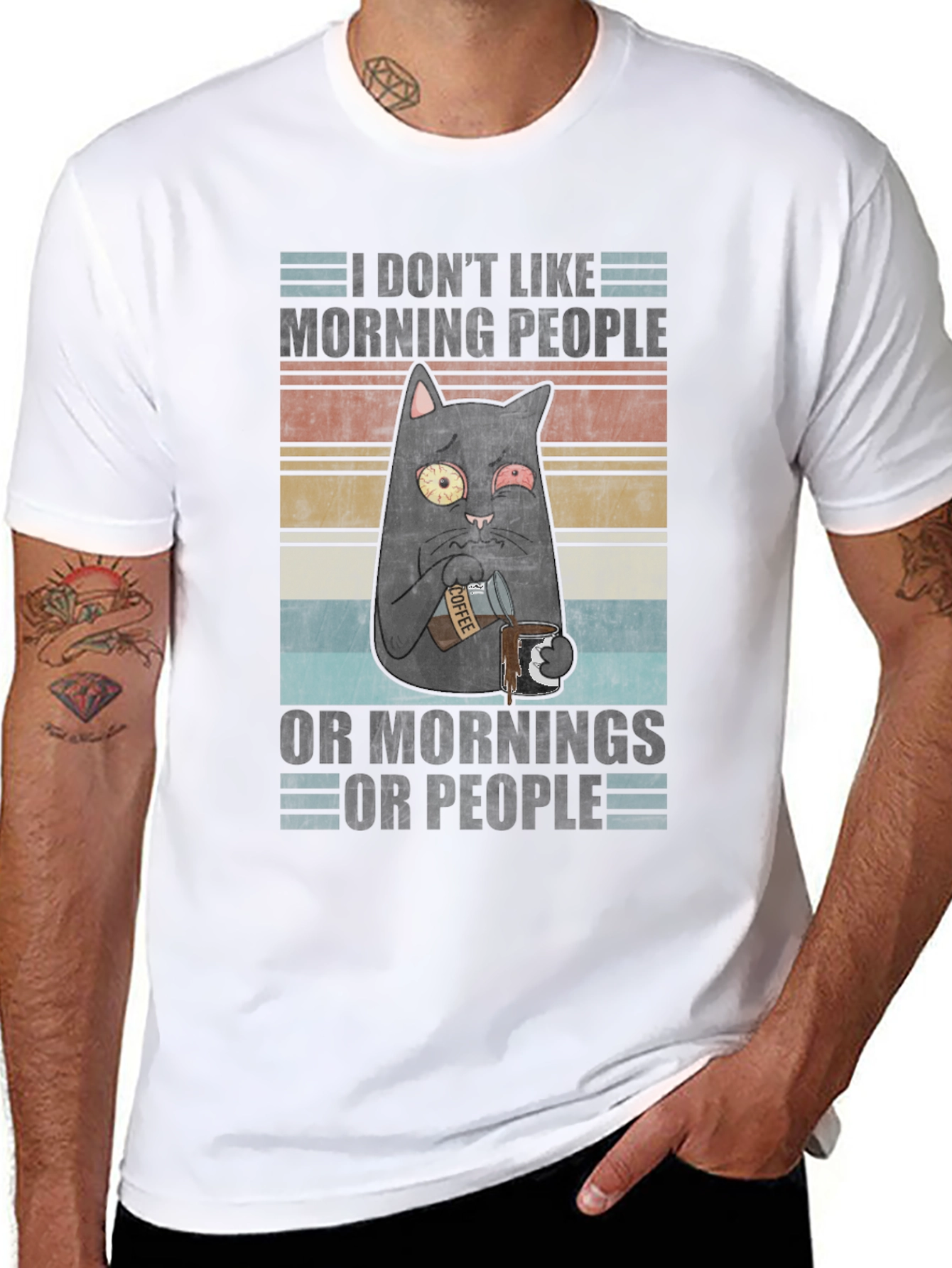 I Dont Like Morning People T-Shirt