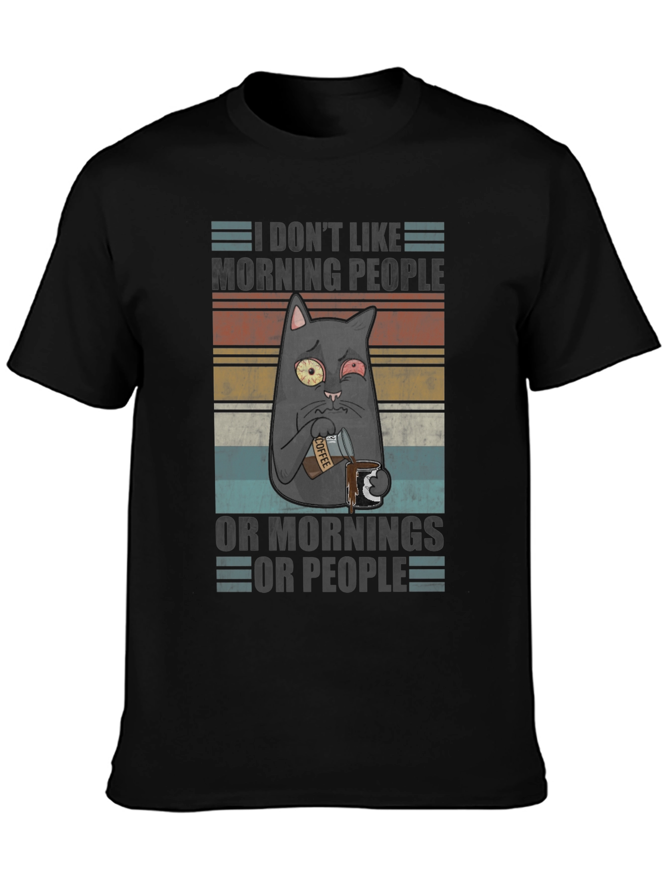 I Dont Like Morning People T-Shirt