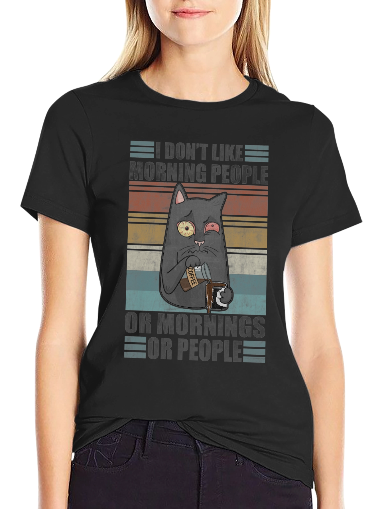 I Dont Like Morning People T-Shirt