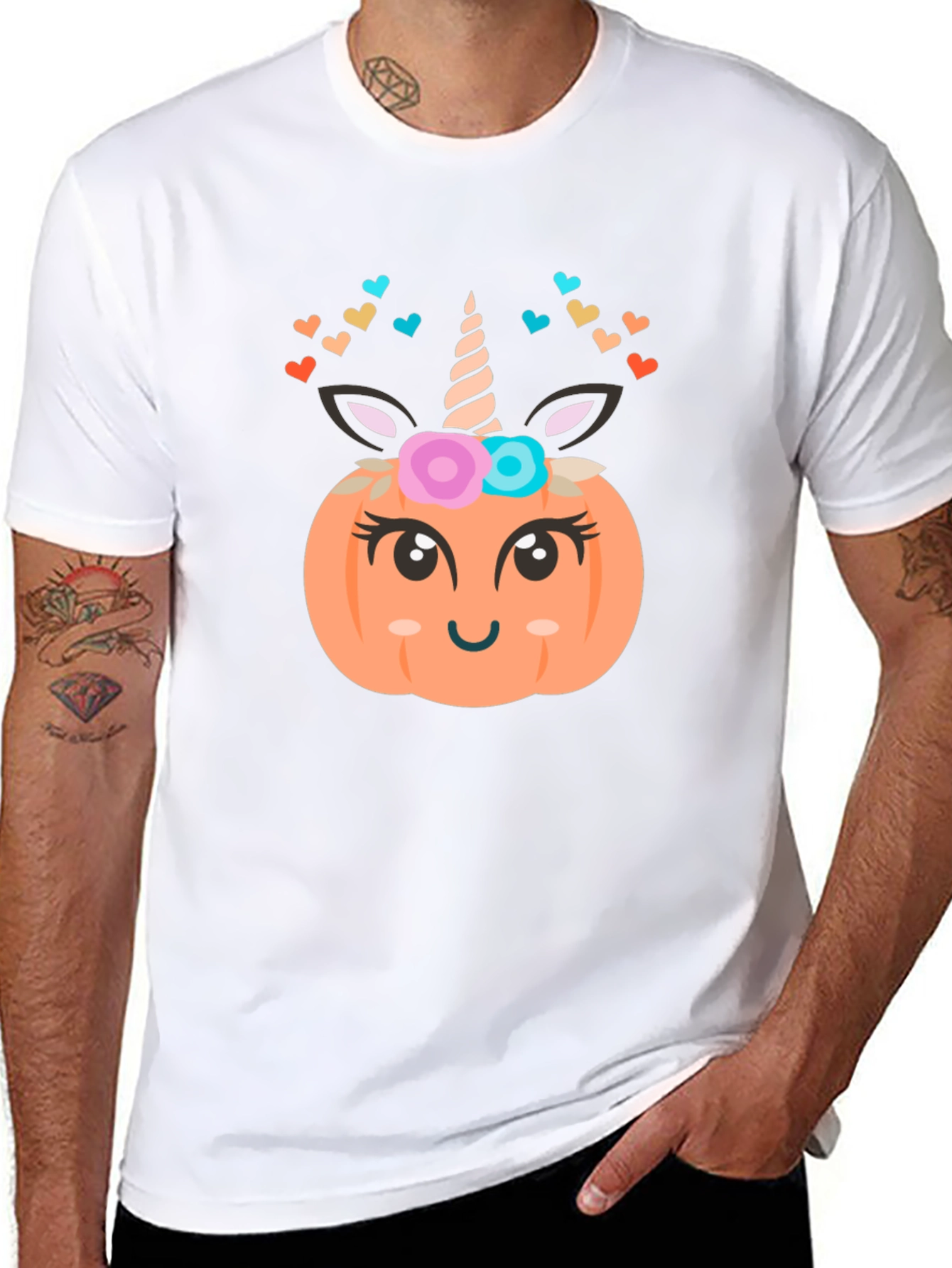 Unicorn Pumpkin Halloween T-Shirt