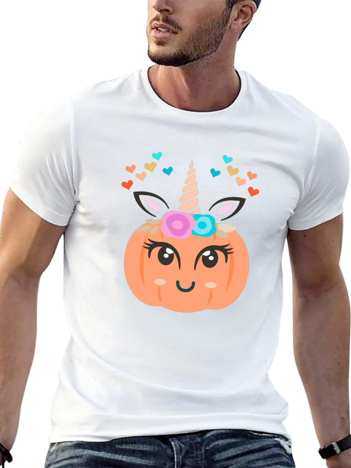 Unicorn Pumpkin Halloween T-Shirt