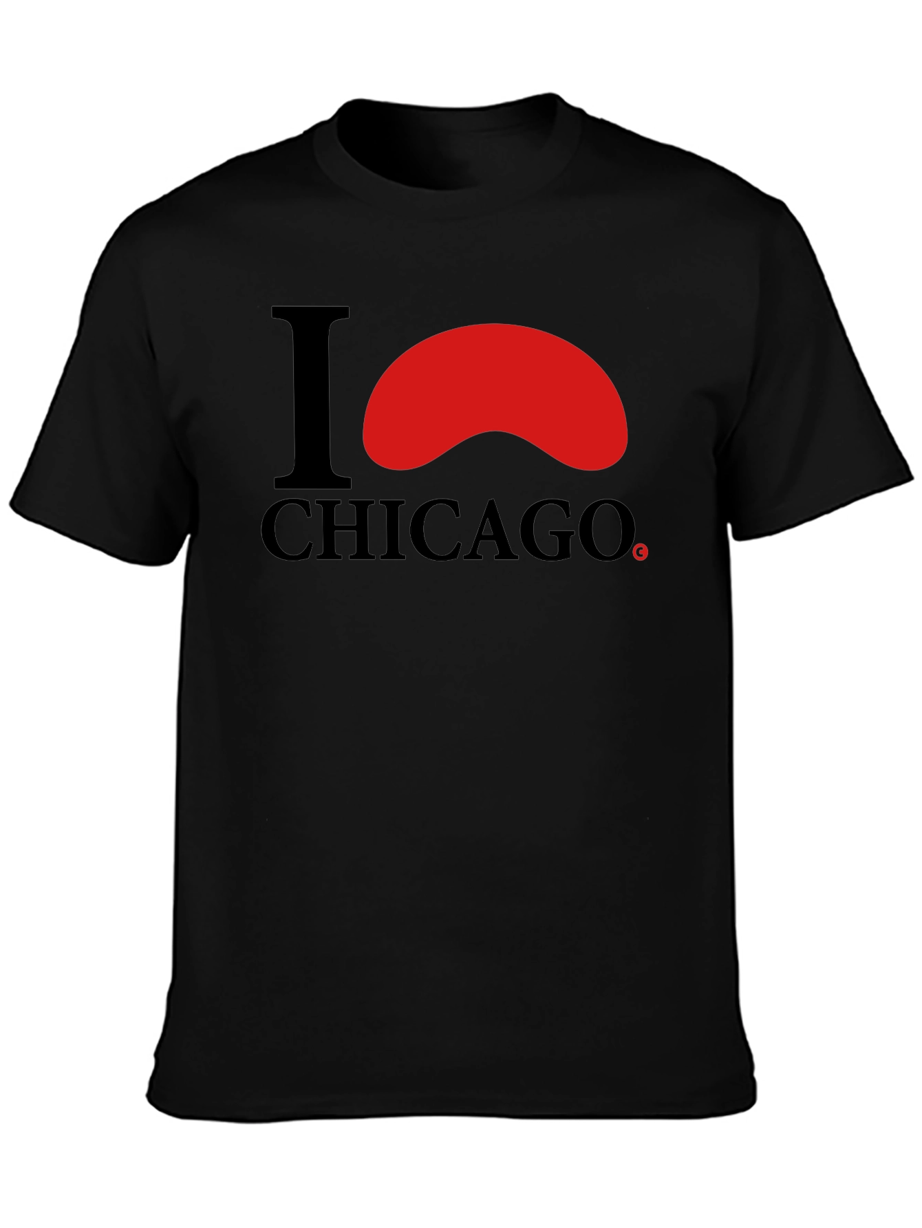 I Love Chicago Black T-Shirt